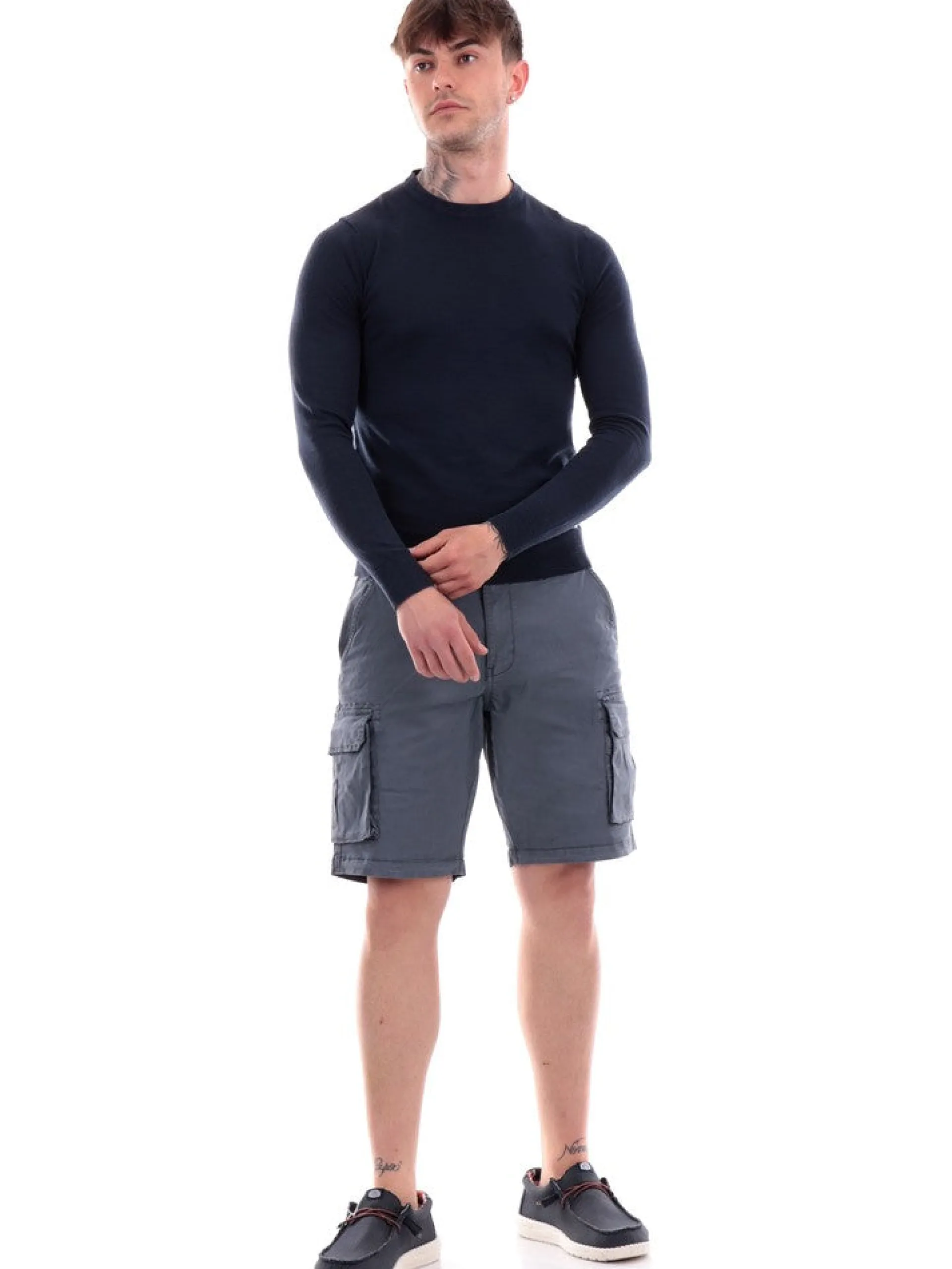 MARKUP Maglie*Maglione blu da uomo MK10006