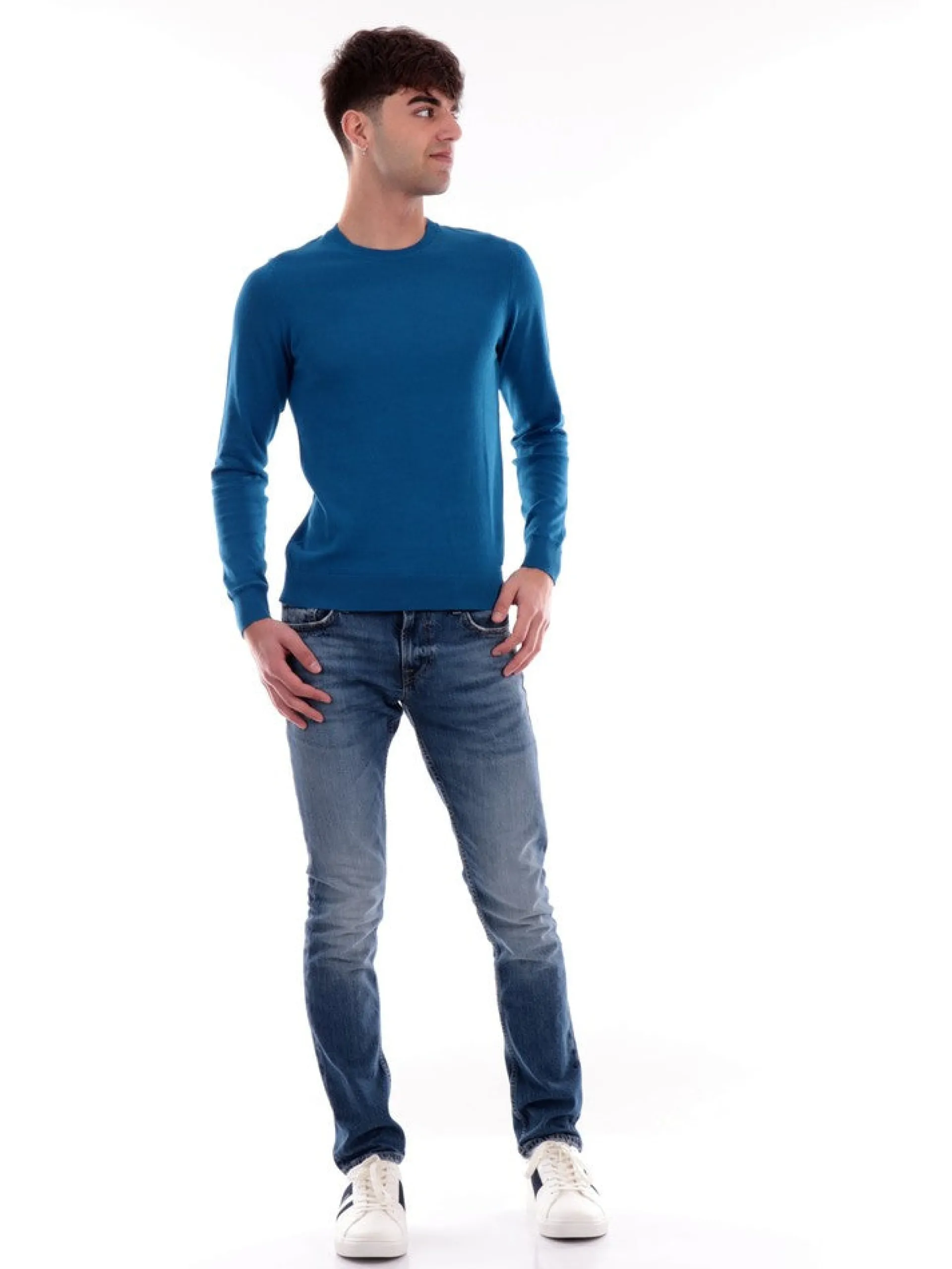 MARKUP Maglie*Maglione Bluette da Uomo MK1000