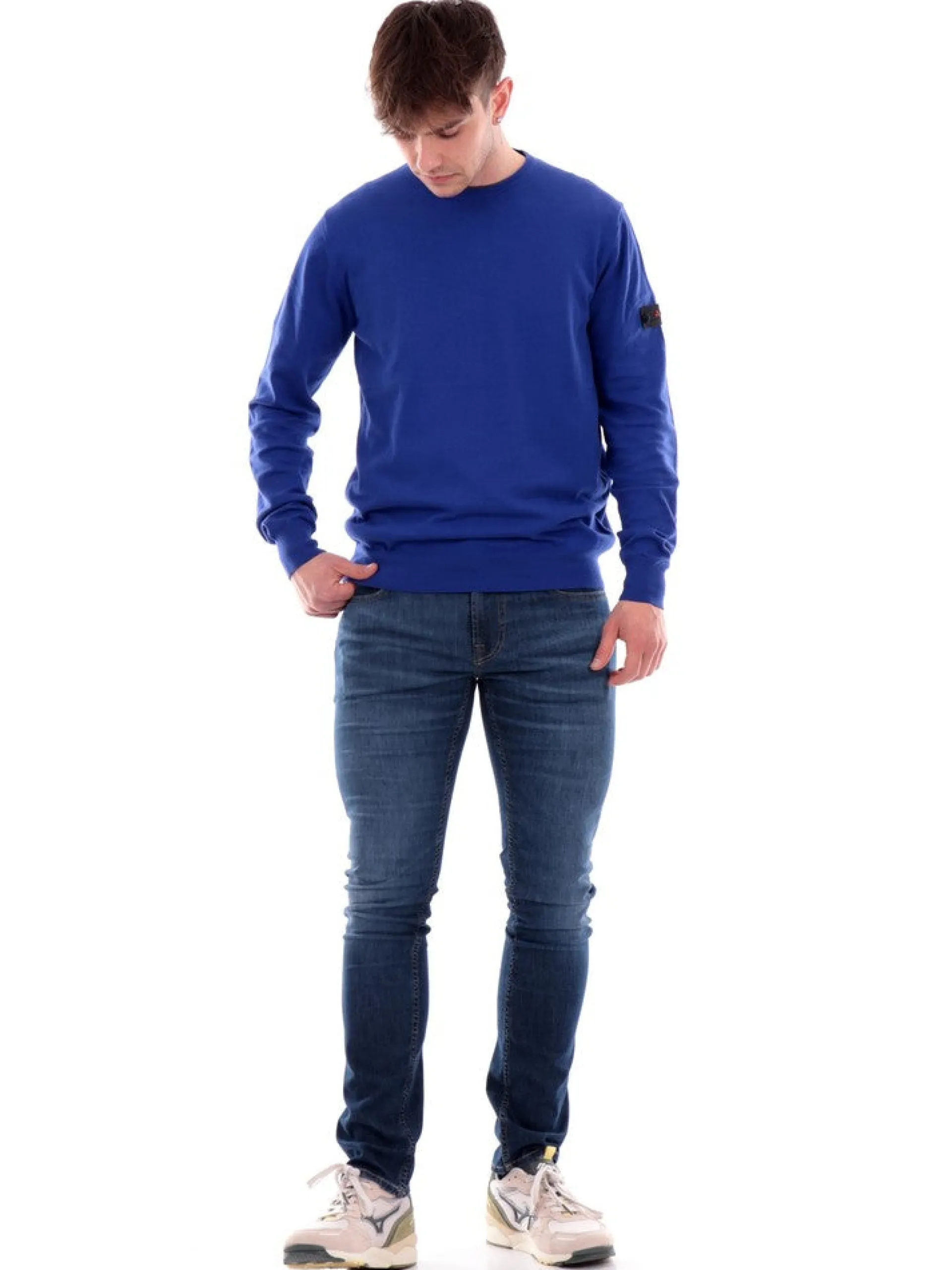 PEUTEREY Maglie*Maglione blu da uomo Dodos 515499012133