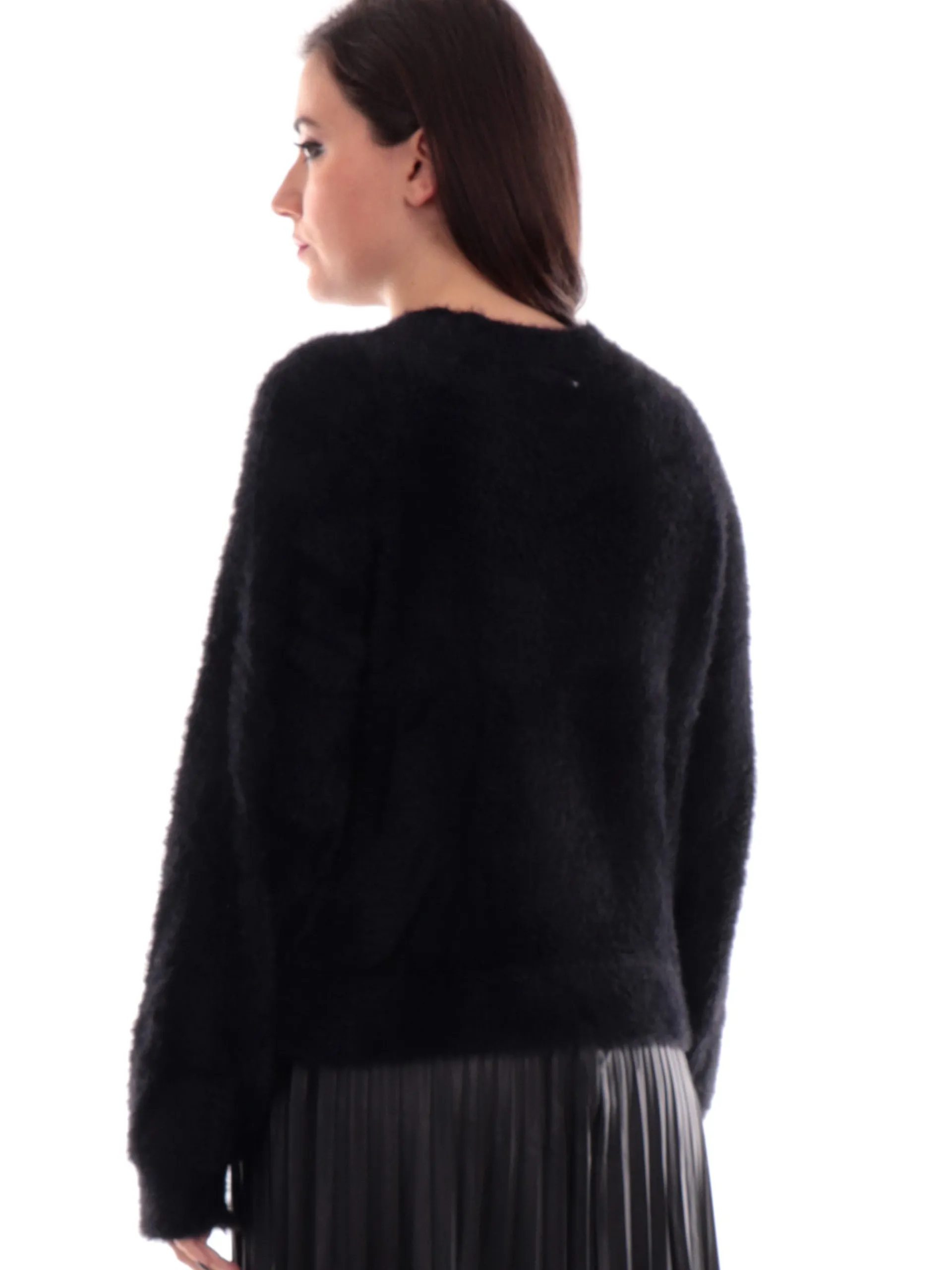 TIFFOSI Maglie*Maglione teddy nero Hathor 1 da donna 10056407