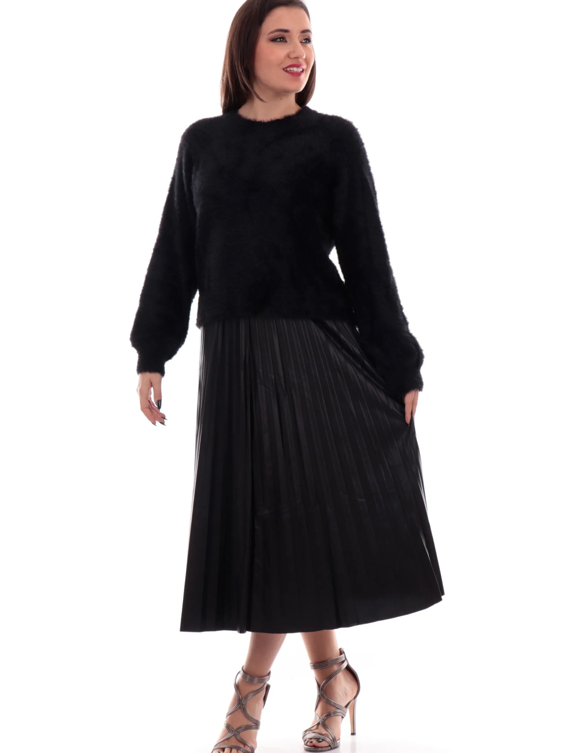 TIFFOSI Maglie*Maglione teddy nero Hathor 1 da donna 10056407