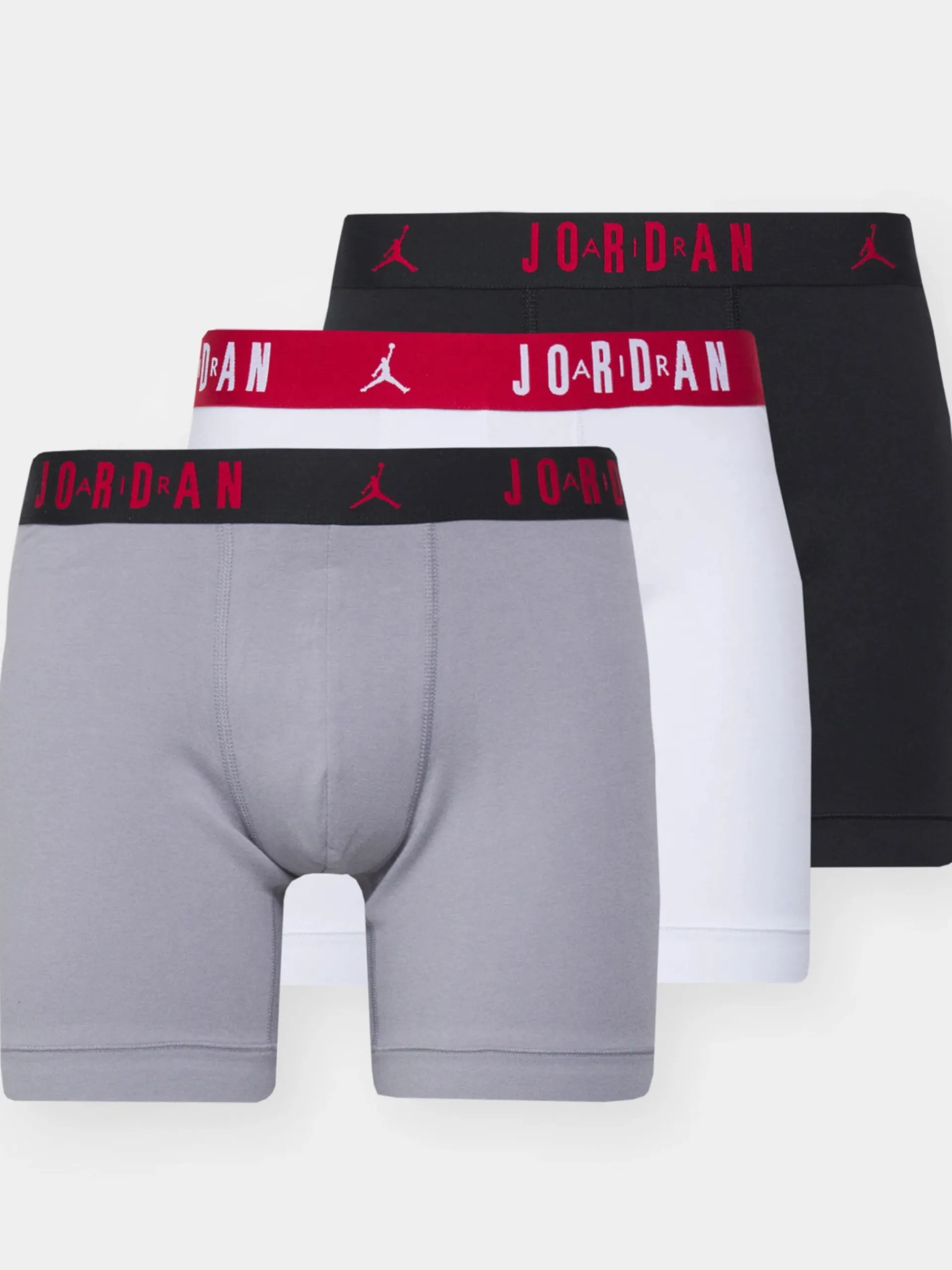 NIKE JORDAN Boxer*Mutande Jordan Uomo con scritta logo sull'elastico Jordan Flight Cotton Core Pack 3 boxer