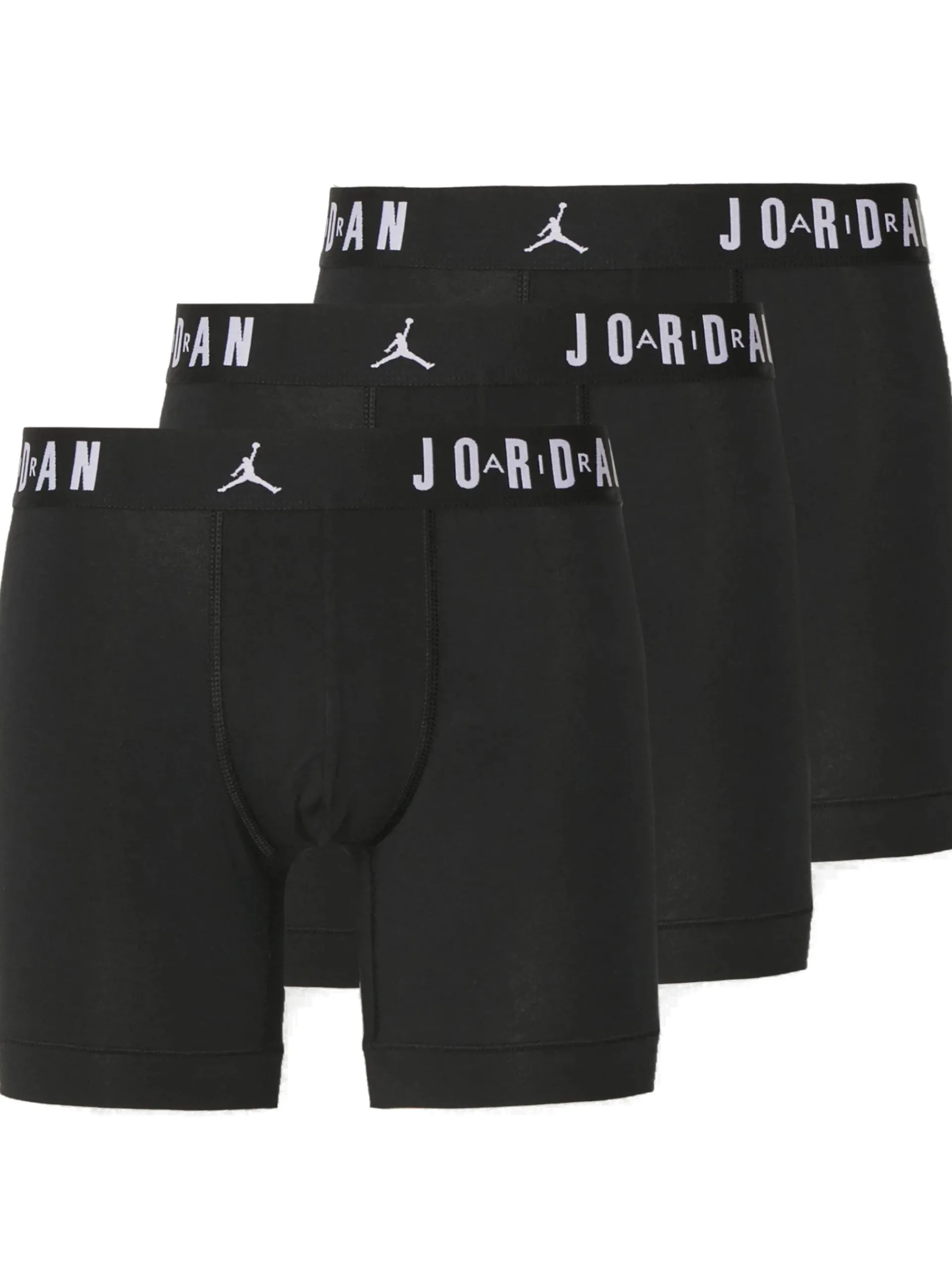 NIKE JORDAN Boxer*Mutande Jordan Uomo nere con scritta logo sull'elastico Jordan Flight Cotton Core Pack