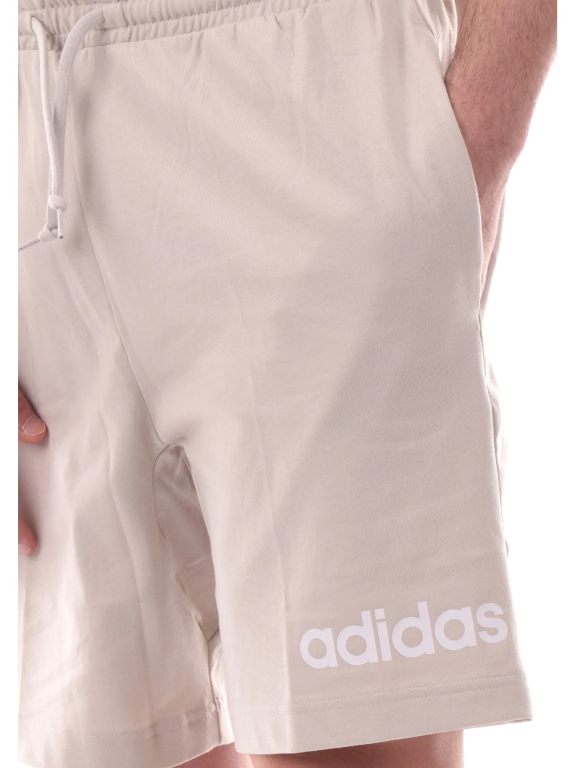 ADIDAS EQUIPMENT Bermuda*Pantaloncini Adidas beige da uomo logo Adidas bianco JC9346