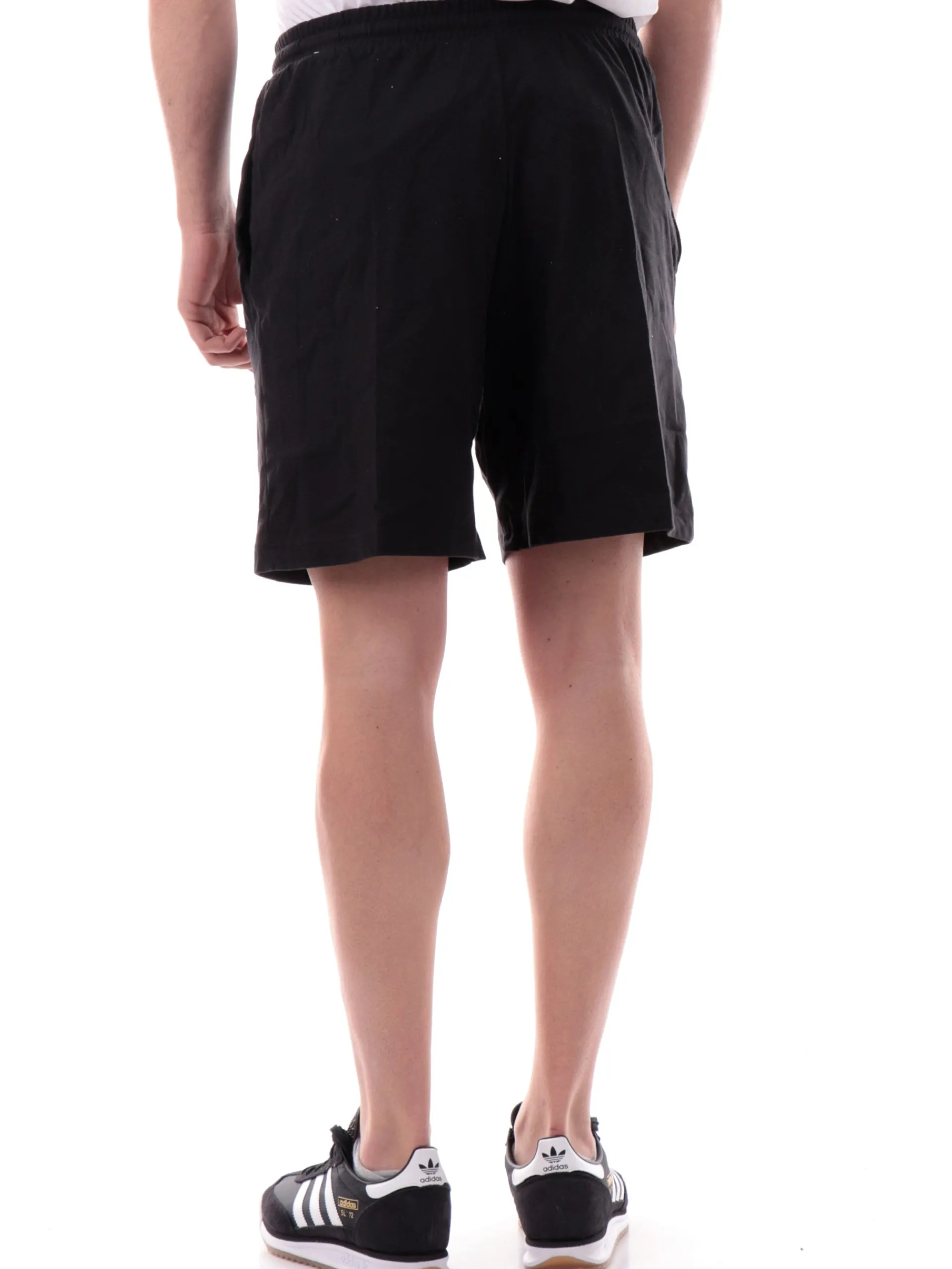 ADIDAS EQUIPMENT Bermuda*Pantaloncini Adidas neri da uomo logo Adidas bianco JE9012