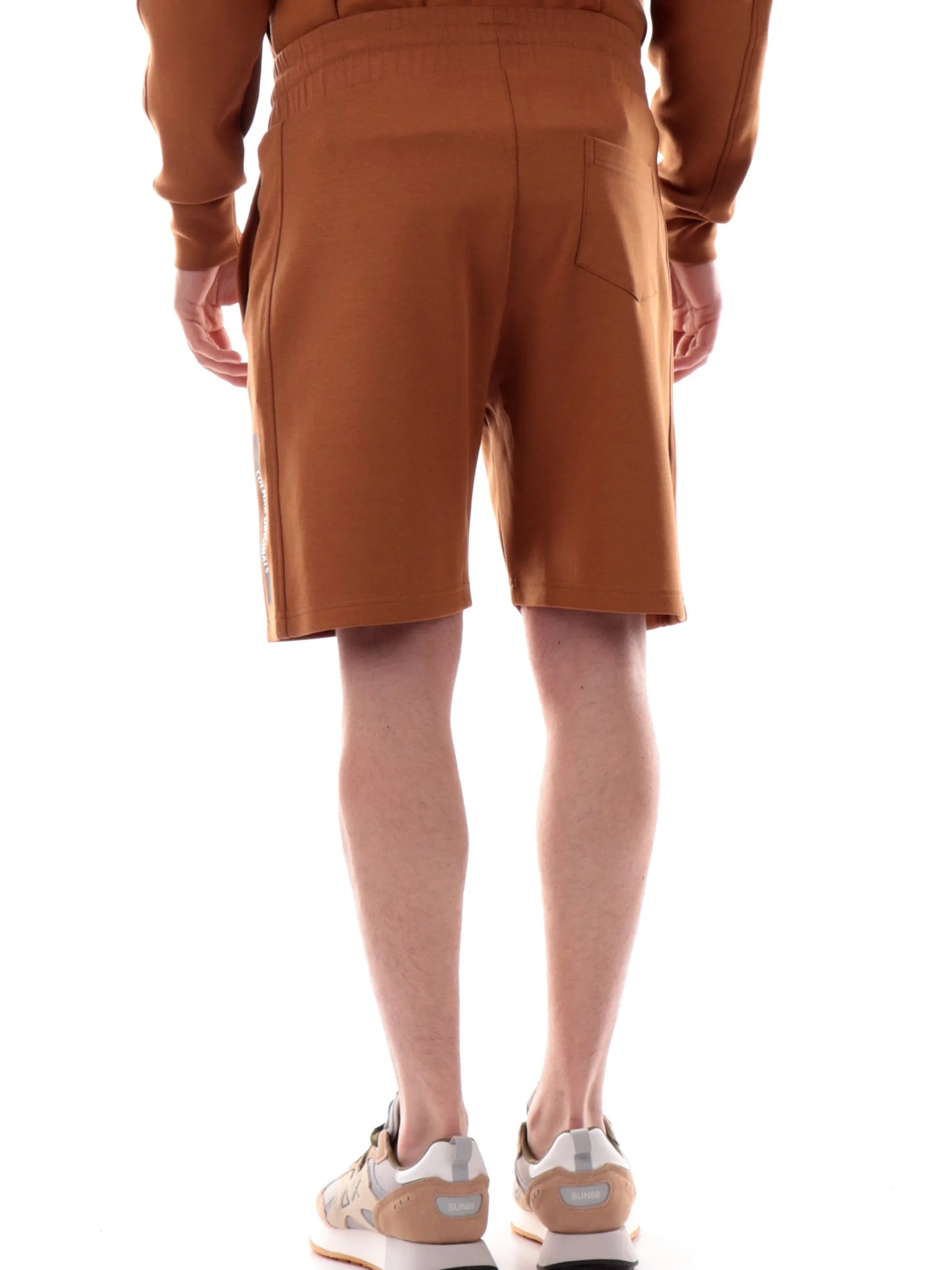 COLMAR Bermuda*Pantaloncini marroni da uomo logo stampato 61913YV