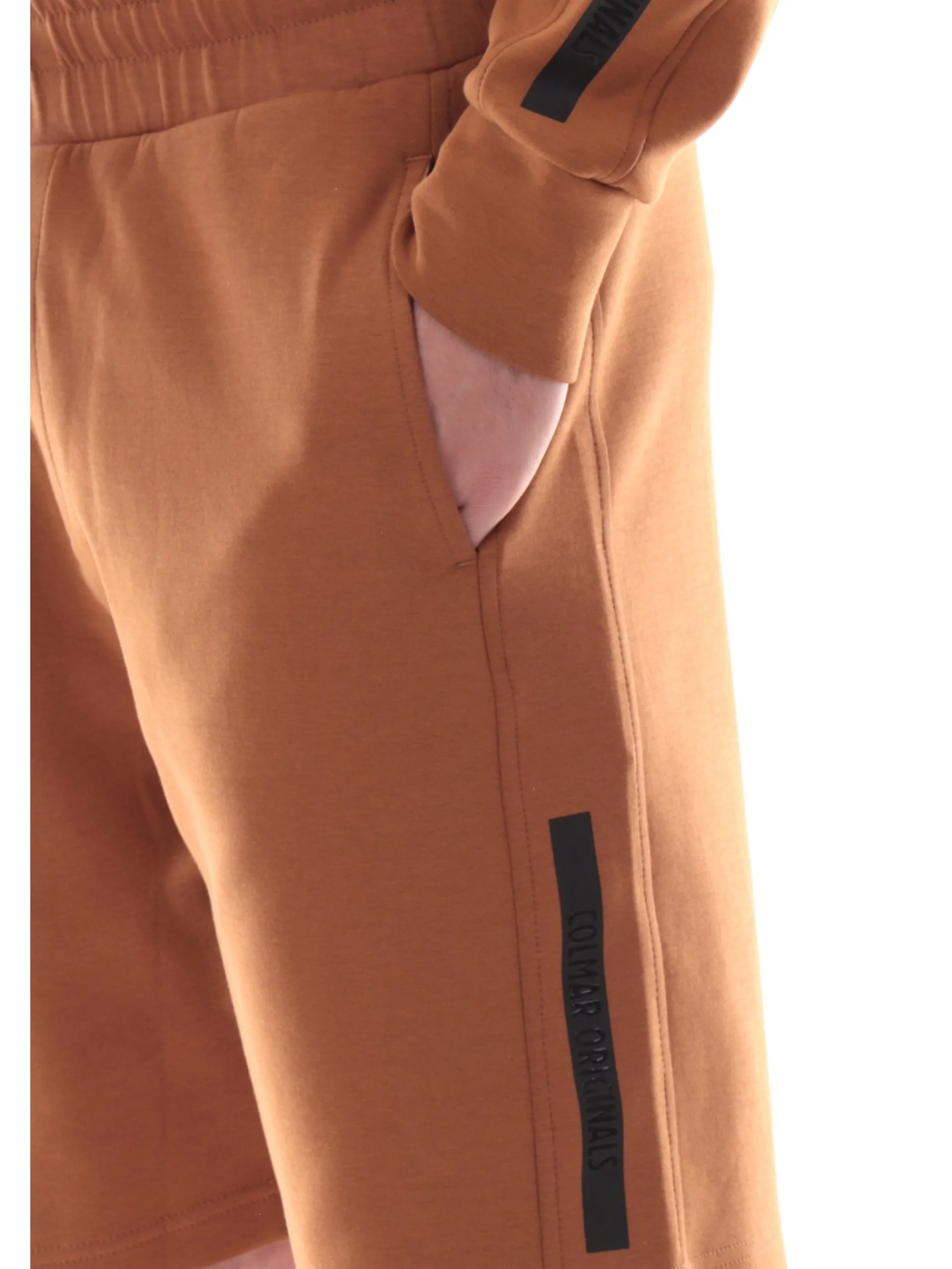 COLMAR Bermuda*Pantaloncini marroni da uomo logo stampato 61913YV