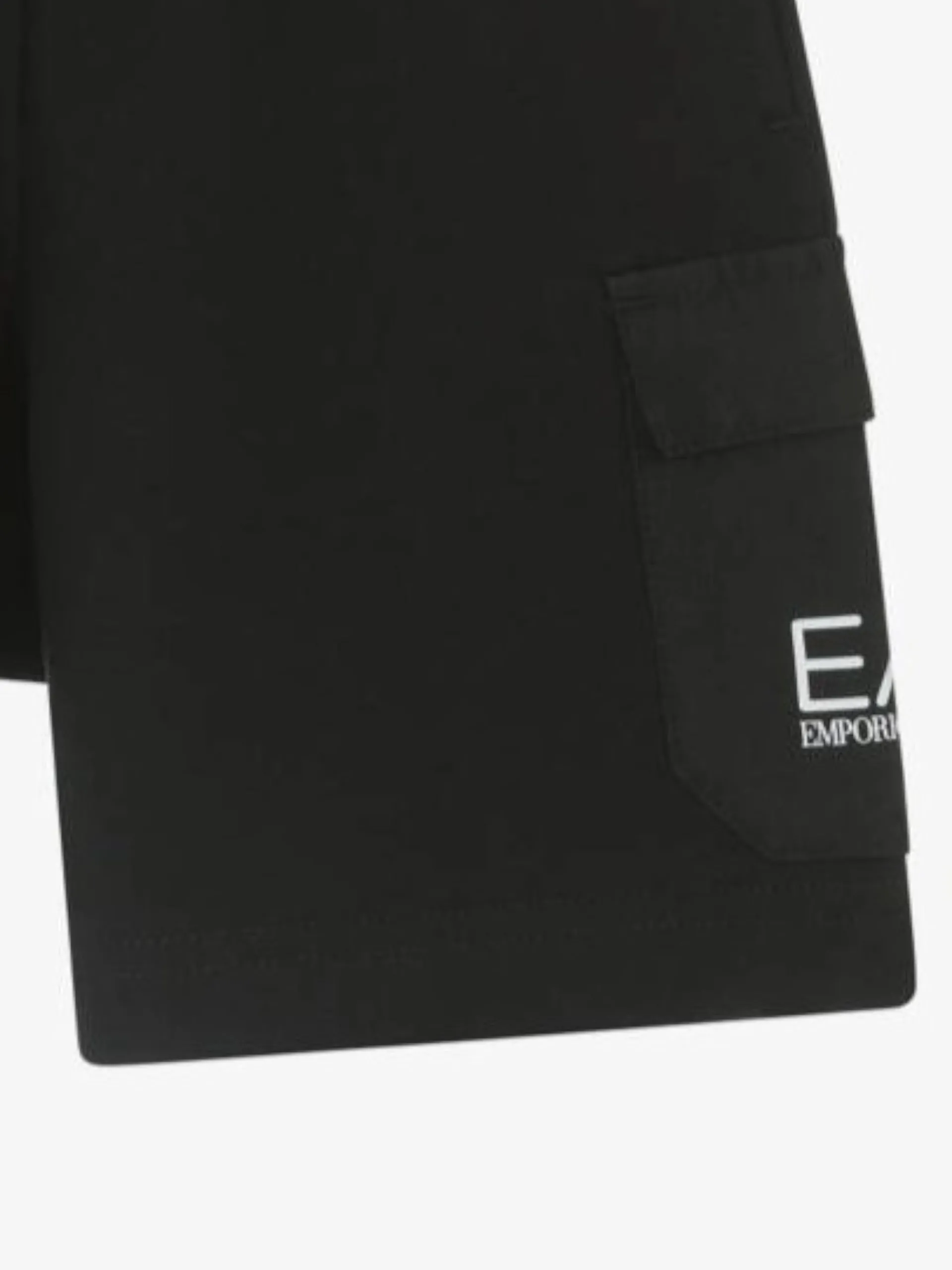 EMPORIO ARMANI 7 Bermuda*Pantaloncini Emporio Armani EA7 cargo neri da bambino tasconi 7B000061AF10380