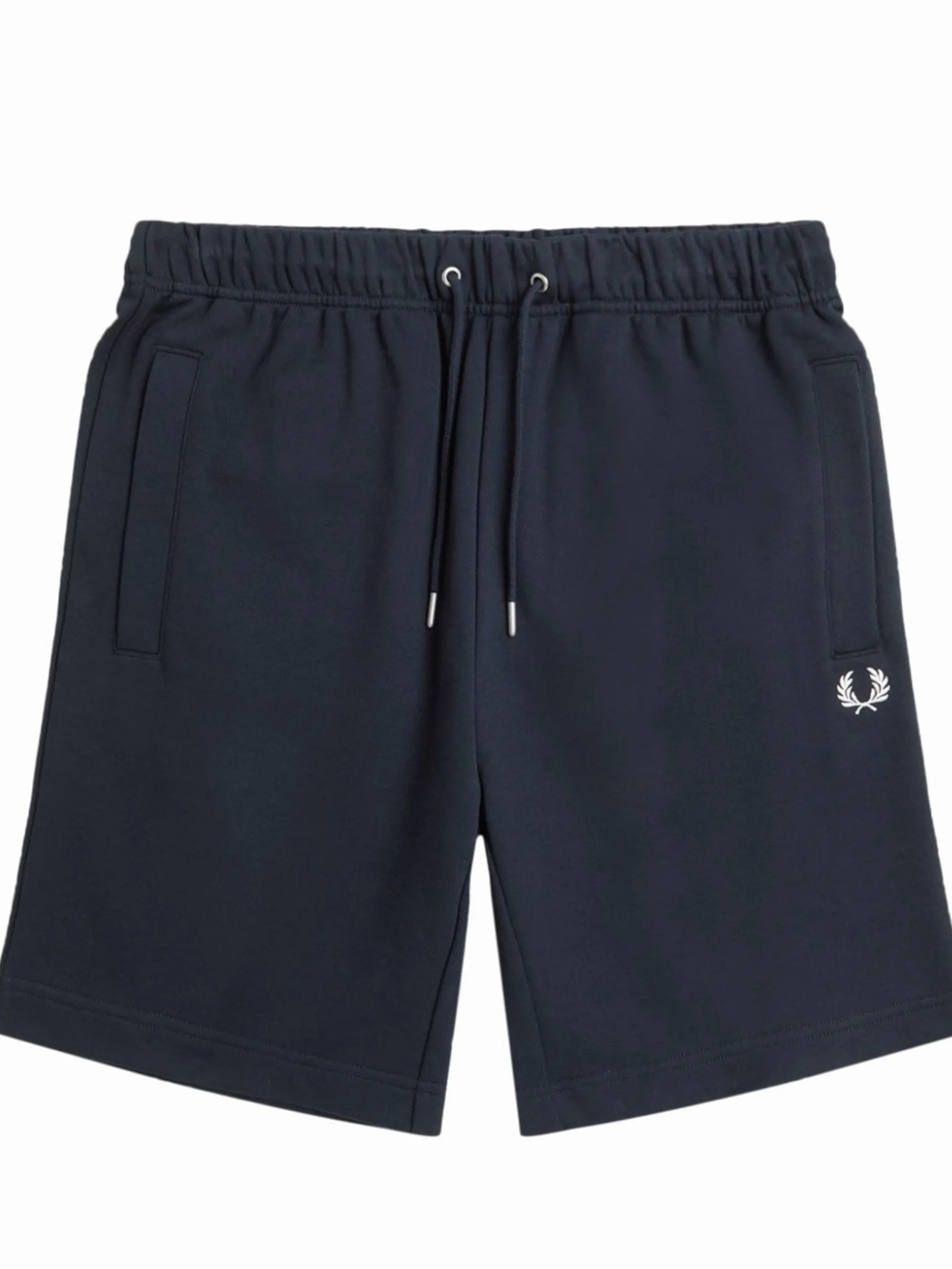 FRED PERRY Bermuda*Pantaloncini blu da uomo con logo ricamato Sweat S8505