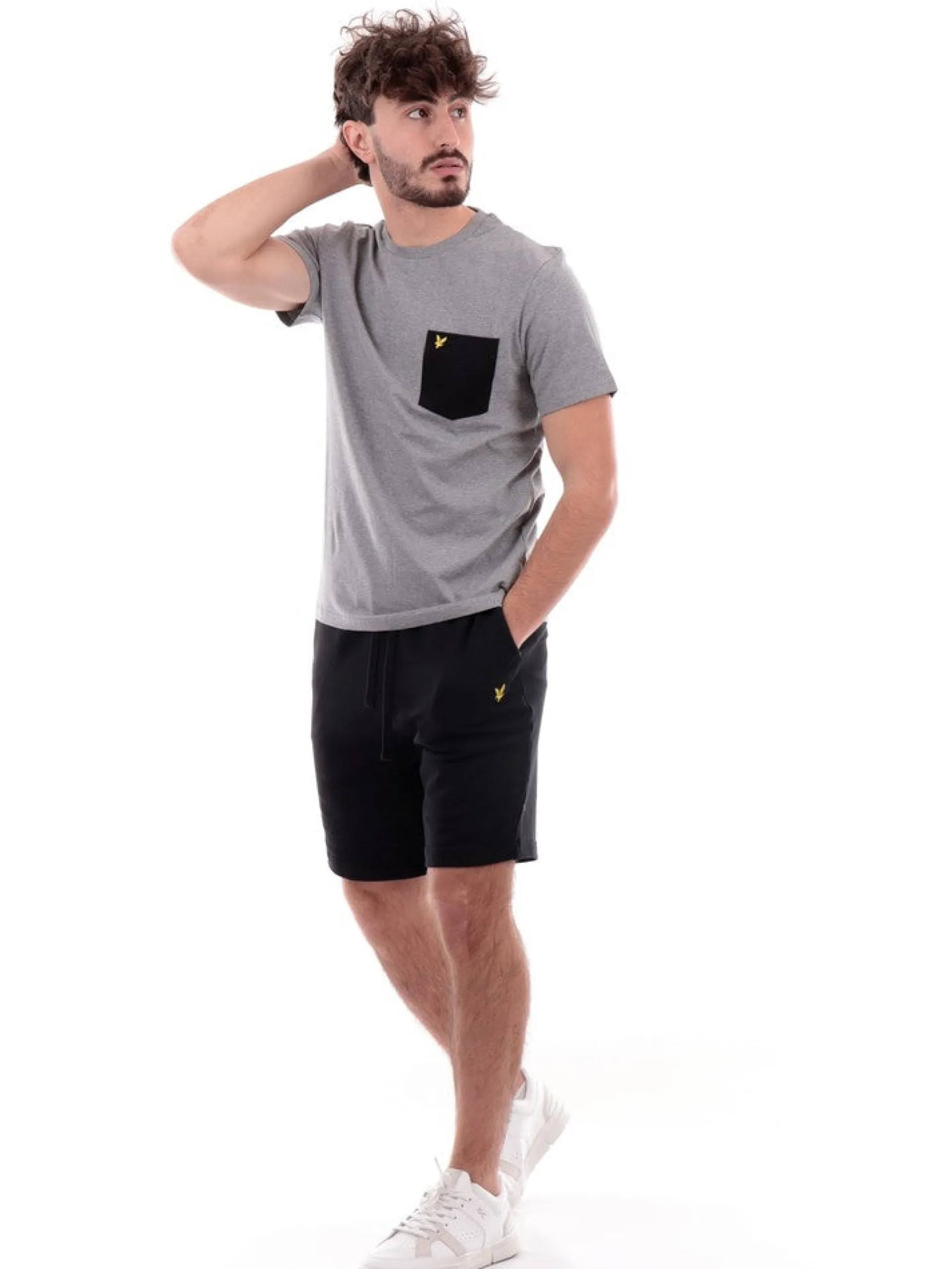 LYLE & SCOTT Bermuda*Pantaloncini Lyle and Scott neri da uomo ML414VOGE