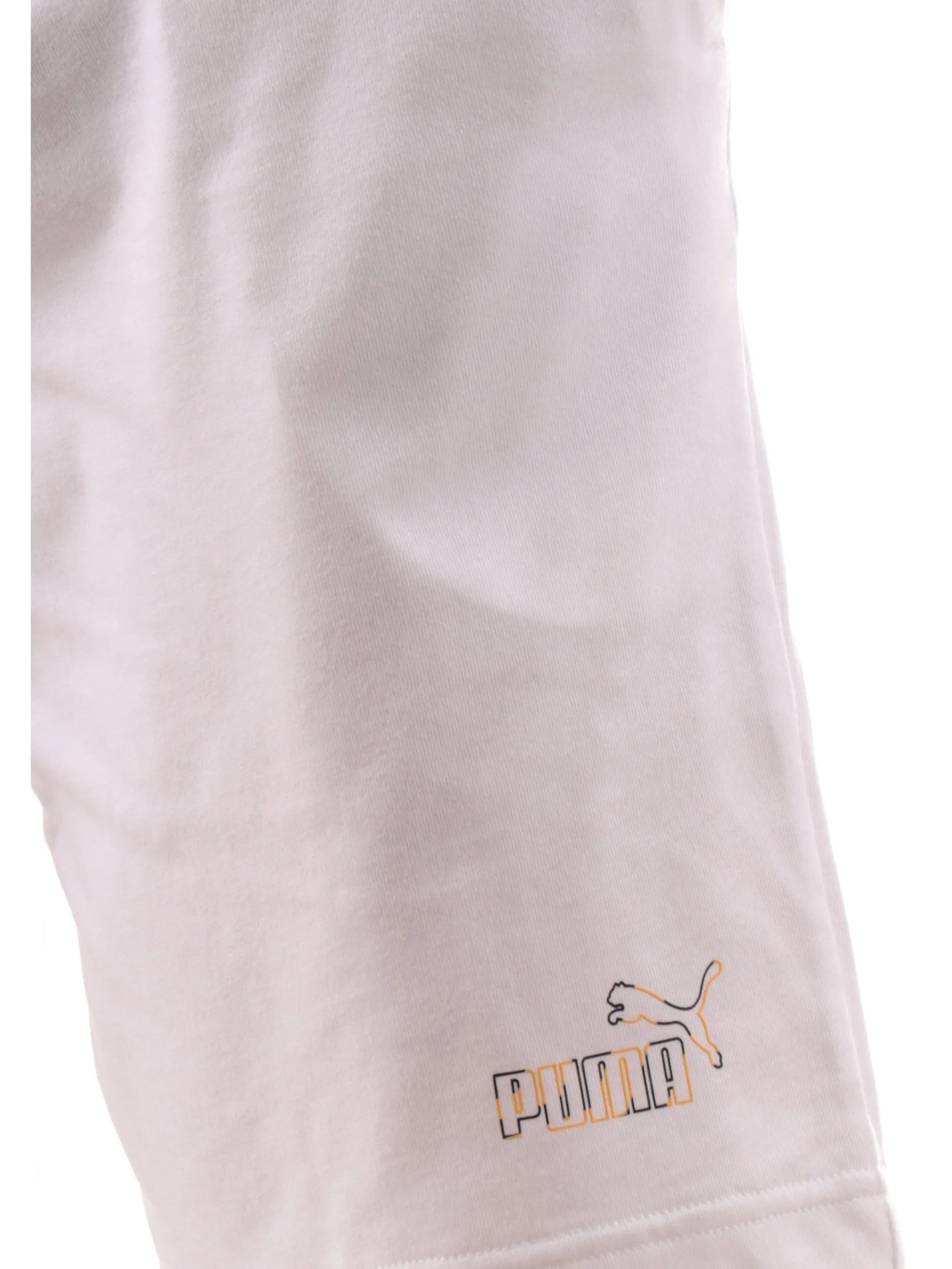 PUMA Bermuda*Pantaloncini bianchi da uomo logo tech 688917