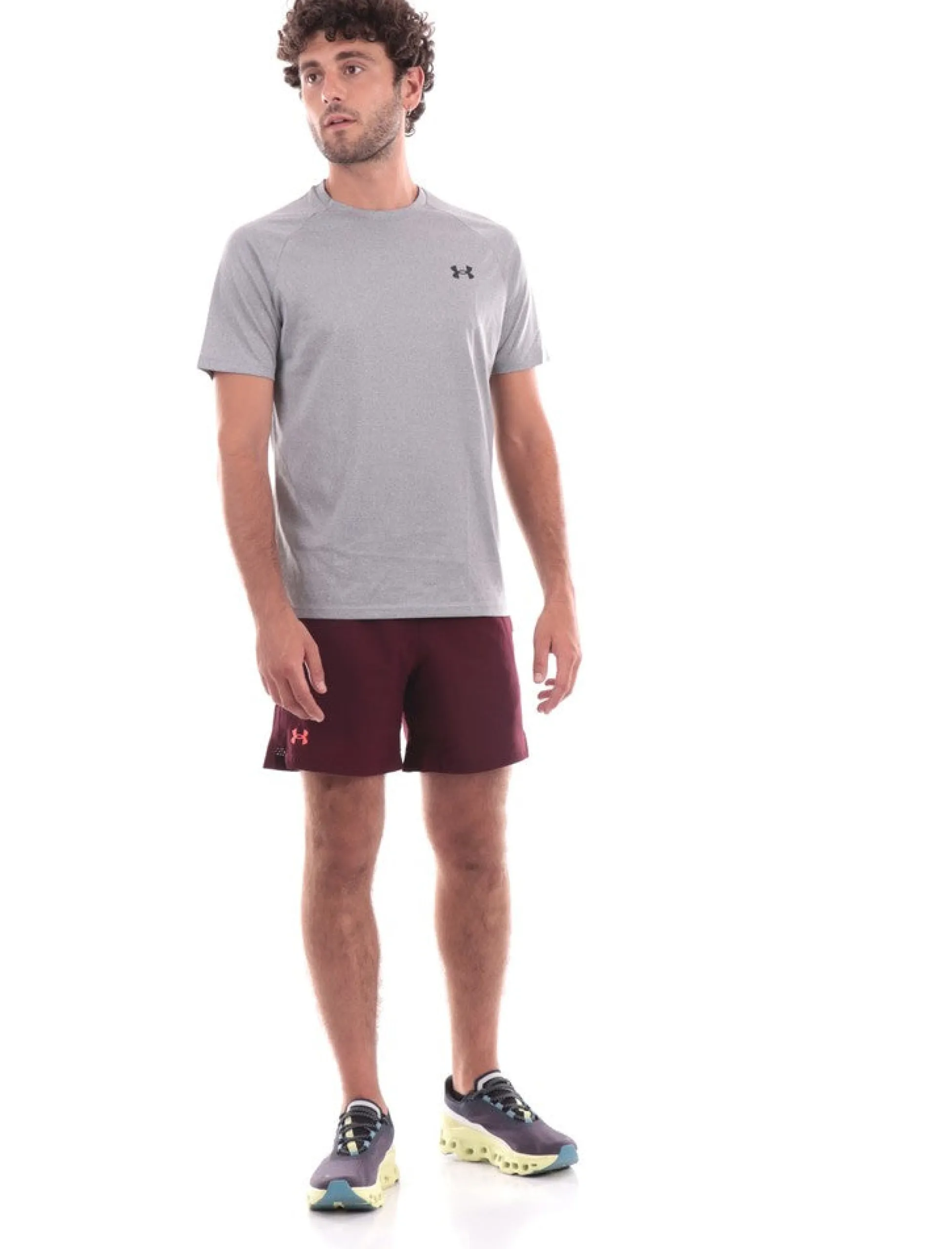 UNDER ARMOUR Bermuda*Pantaloncini bordeux da Uomo con elastico logo Vanish Woven Shorts 13737180