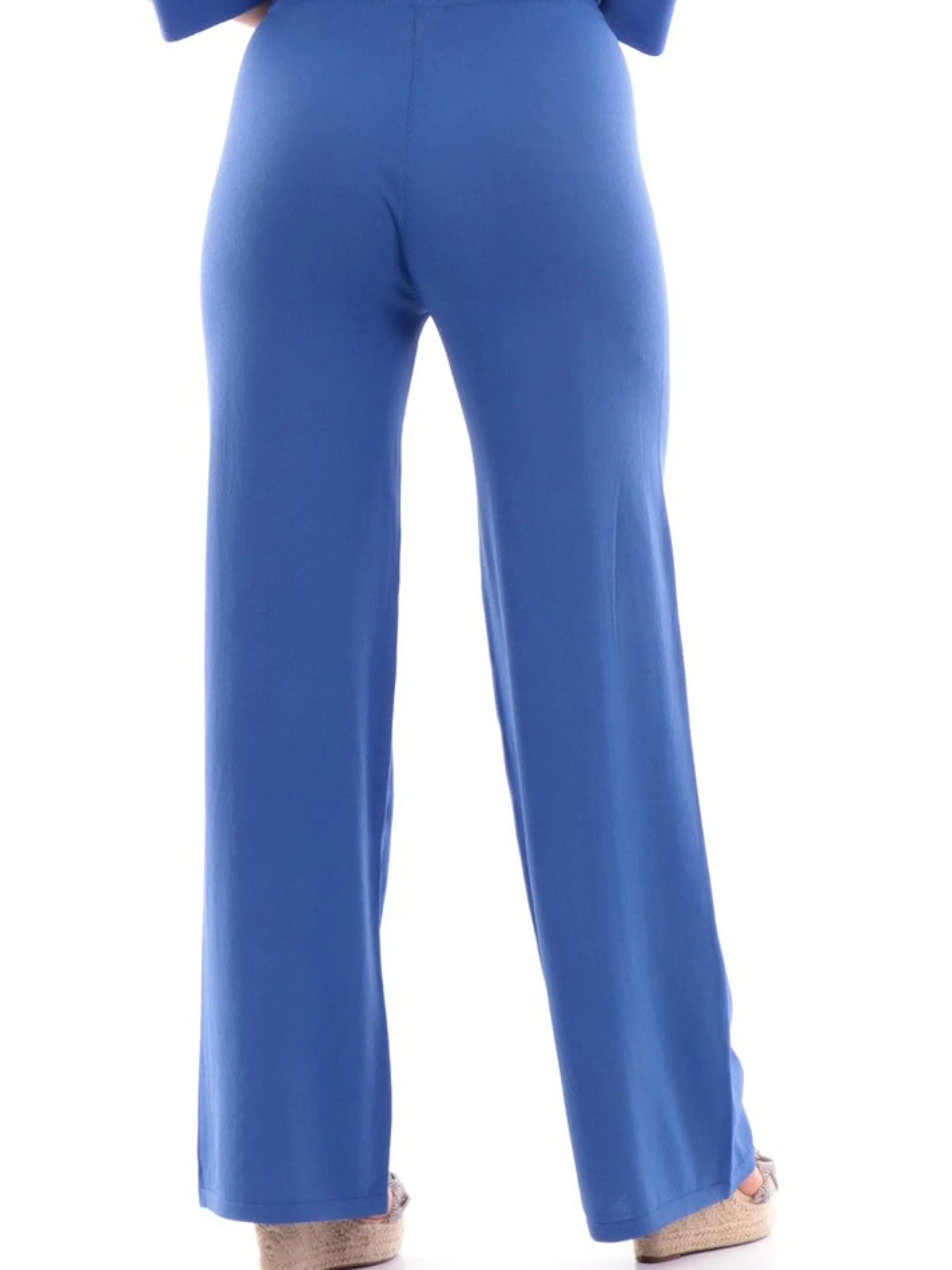 ANIS Pantaloni*Pantaloni da Donna in morbida maglina elasticizzata a palazzo 2416085