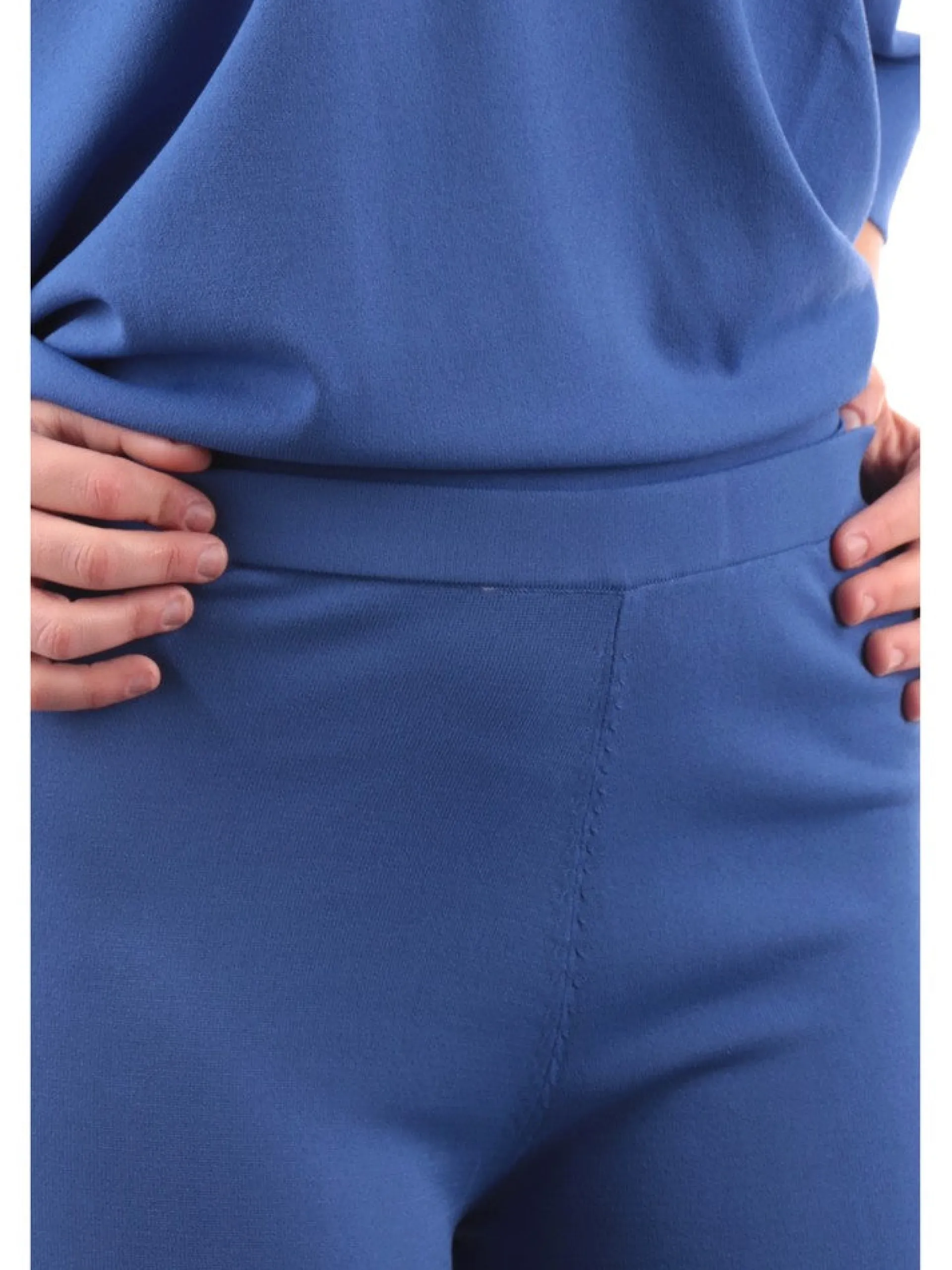 ANIS Pantaloni*Pantaloni da Donna in morbida maglina elasticizzata a palazzo 2416085