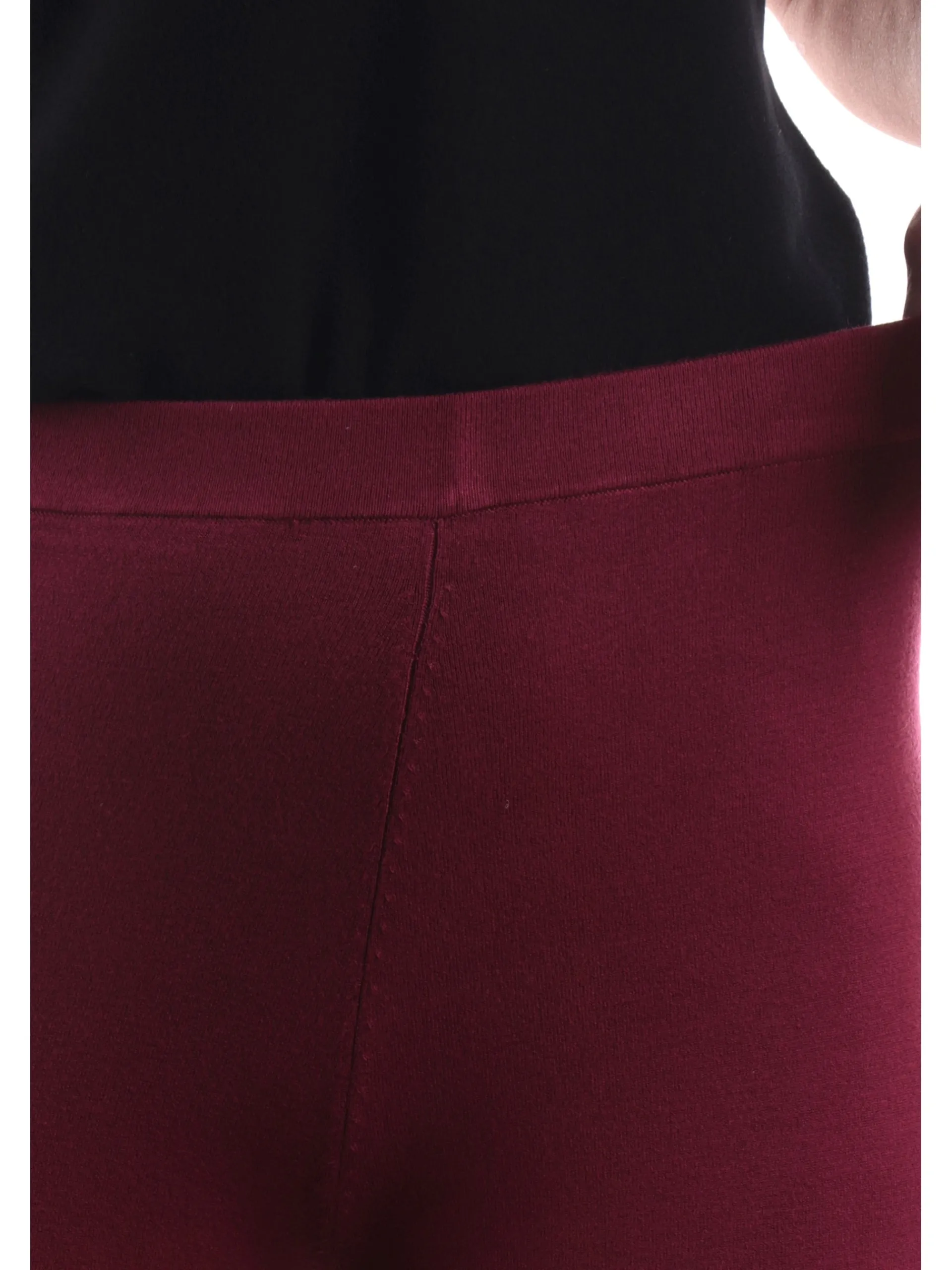 ANIS Pantaloni*Pantaloni in maglia fucsia da donna palazzo 245W6015