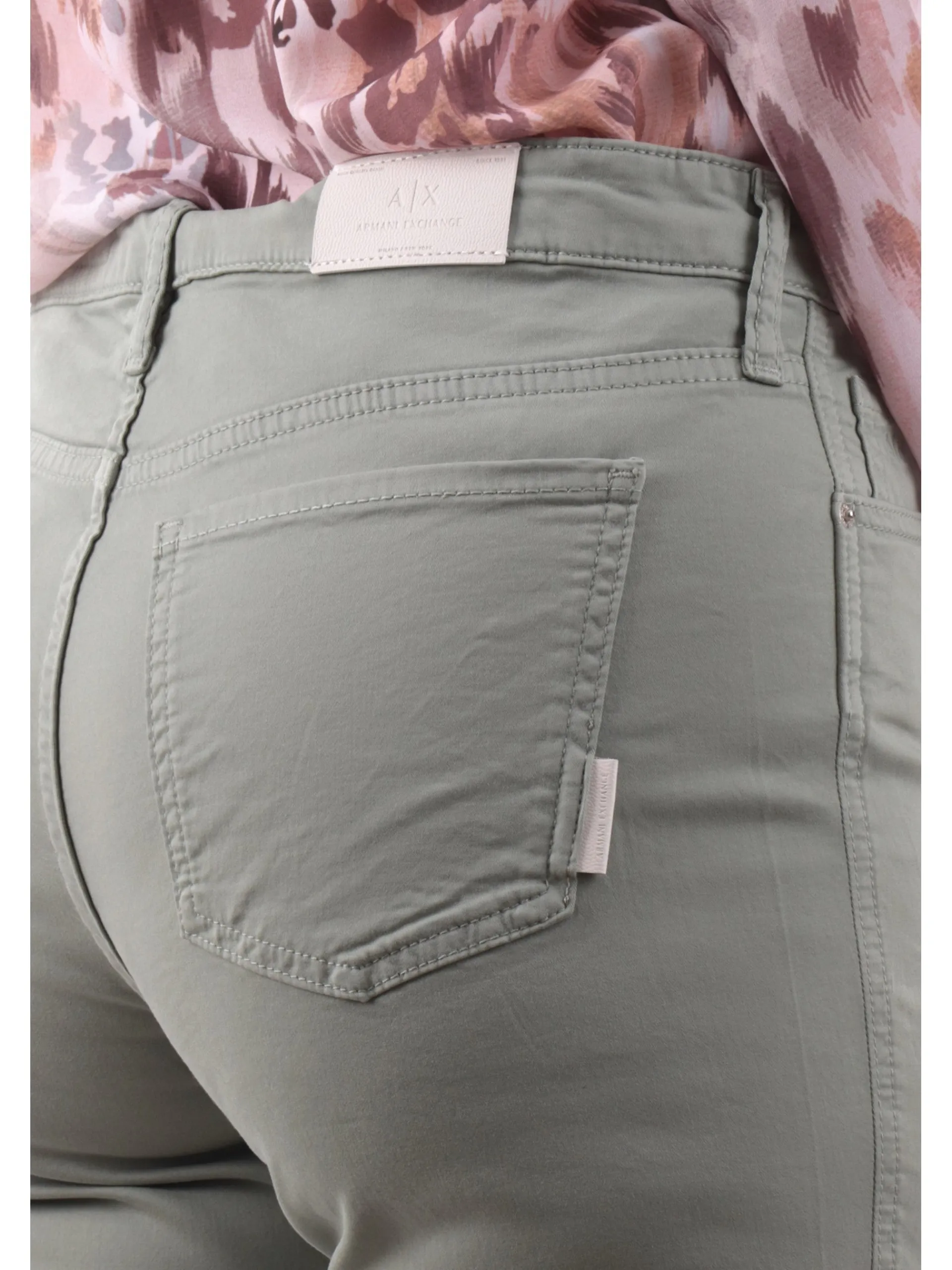 ARMANI EXCHANGE Pantaloni*Pantaloni AX verdi da donna XW000125AF12862