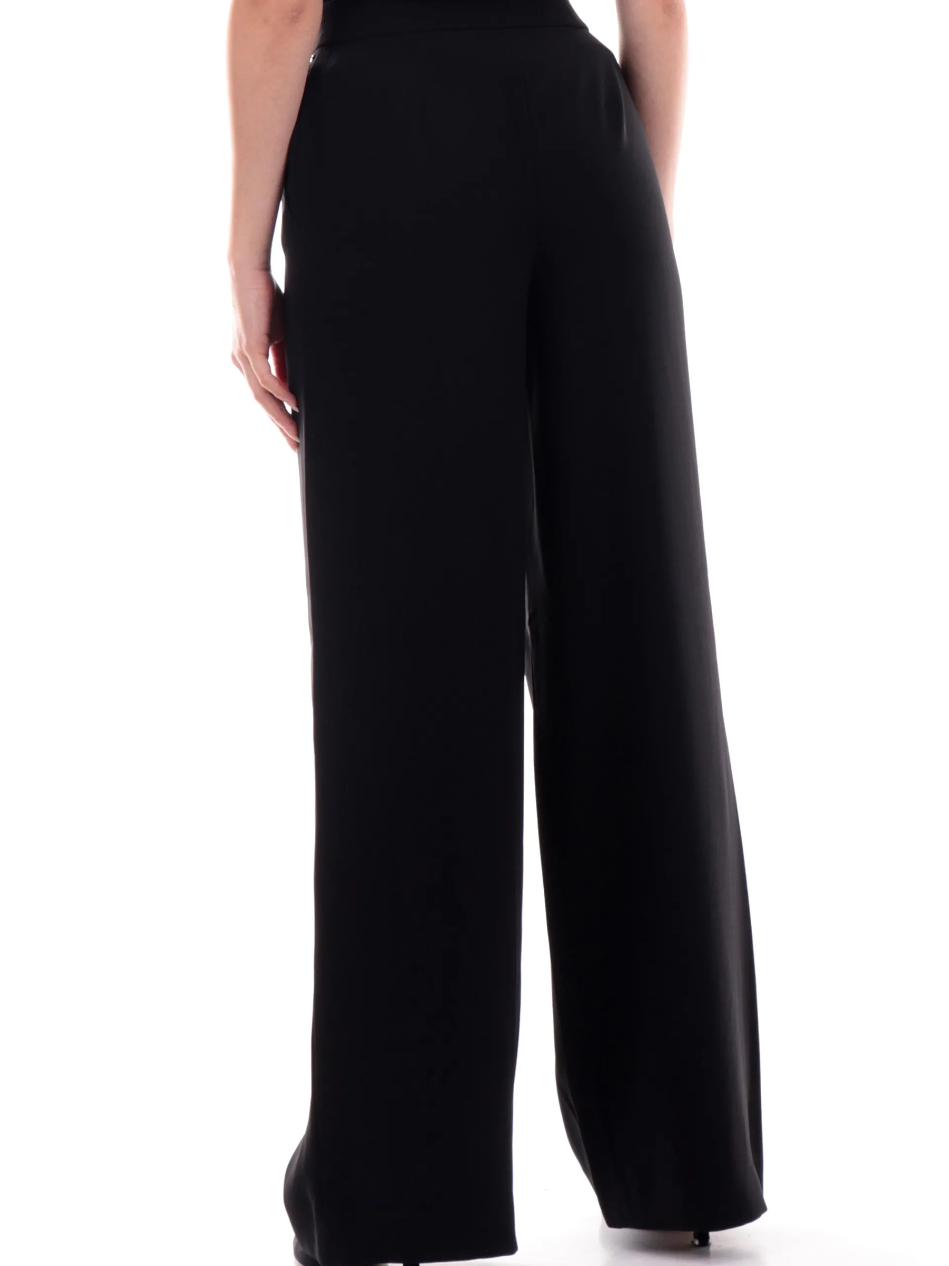 ARMANI EXCHANGE Pantaloni*Pantaloni neri da donna a zampa 6DYP34YN4YZ
