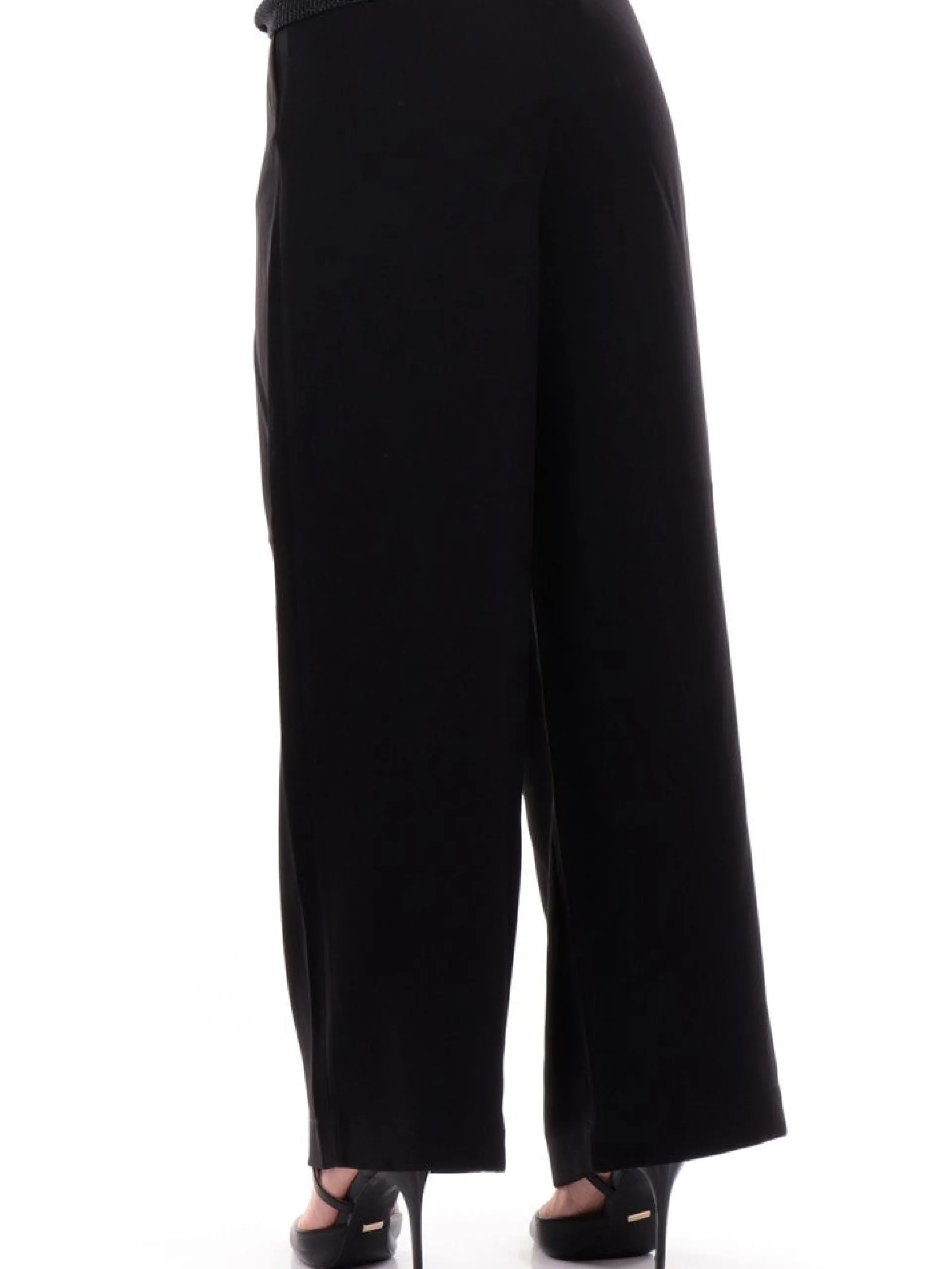 ARMANI EXCHANGE Pantaloni*Pantaloni neri da donna a zampa 8NYP65YNVCZ