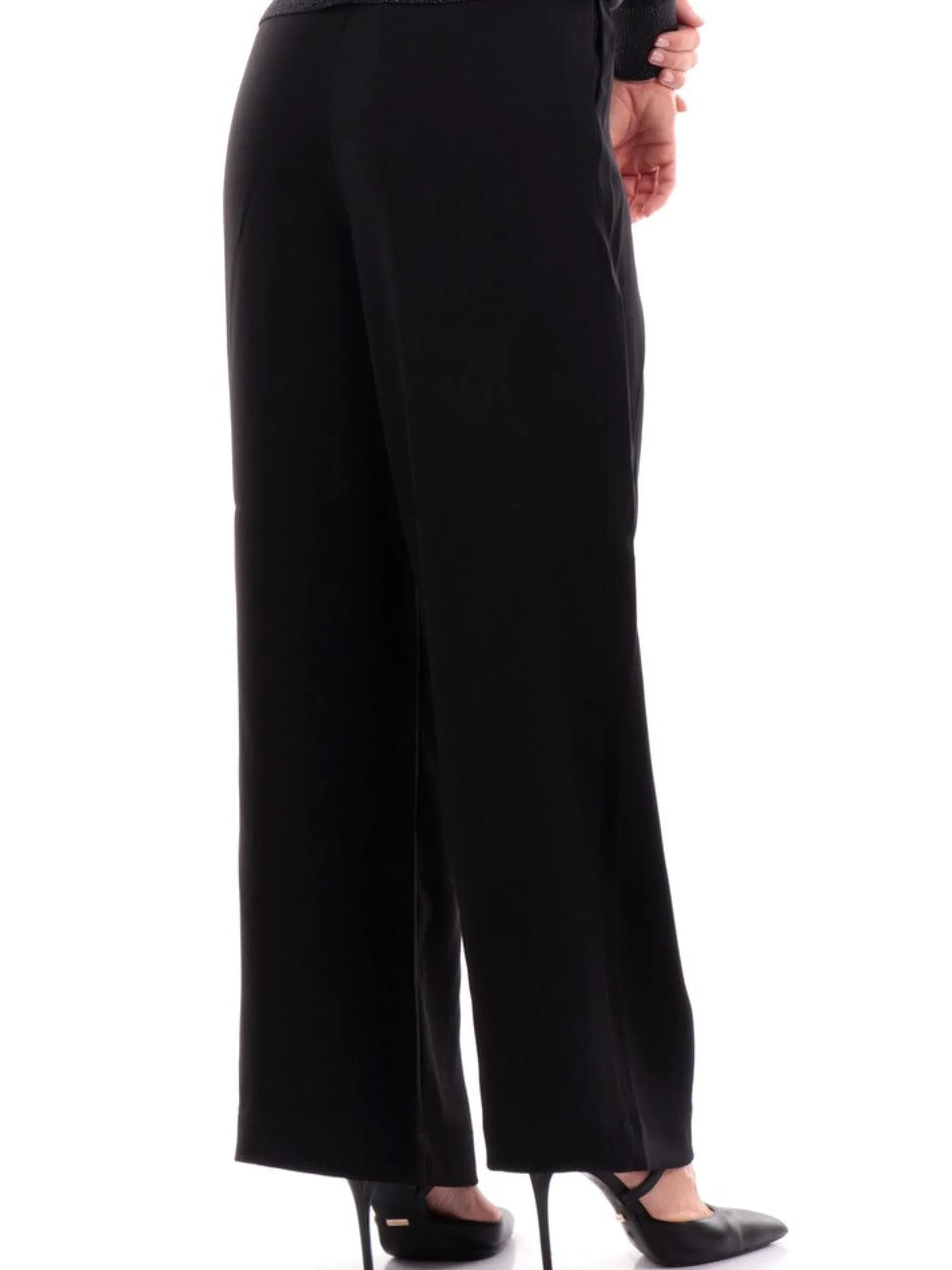 ARMANI EXCHANGE Pantaloni*Pantaloni neri da donna a zampa 8NYP65YNVCZ