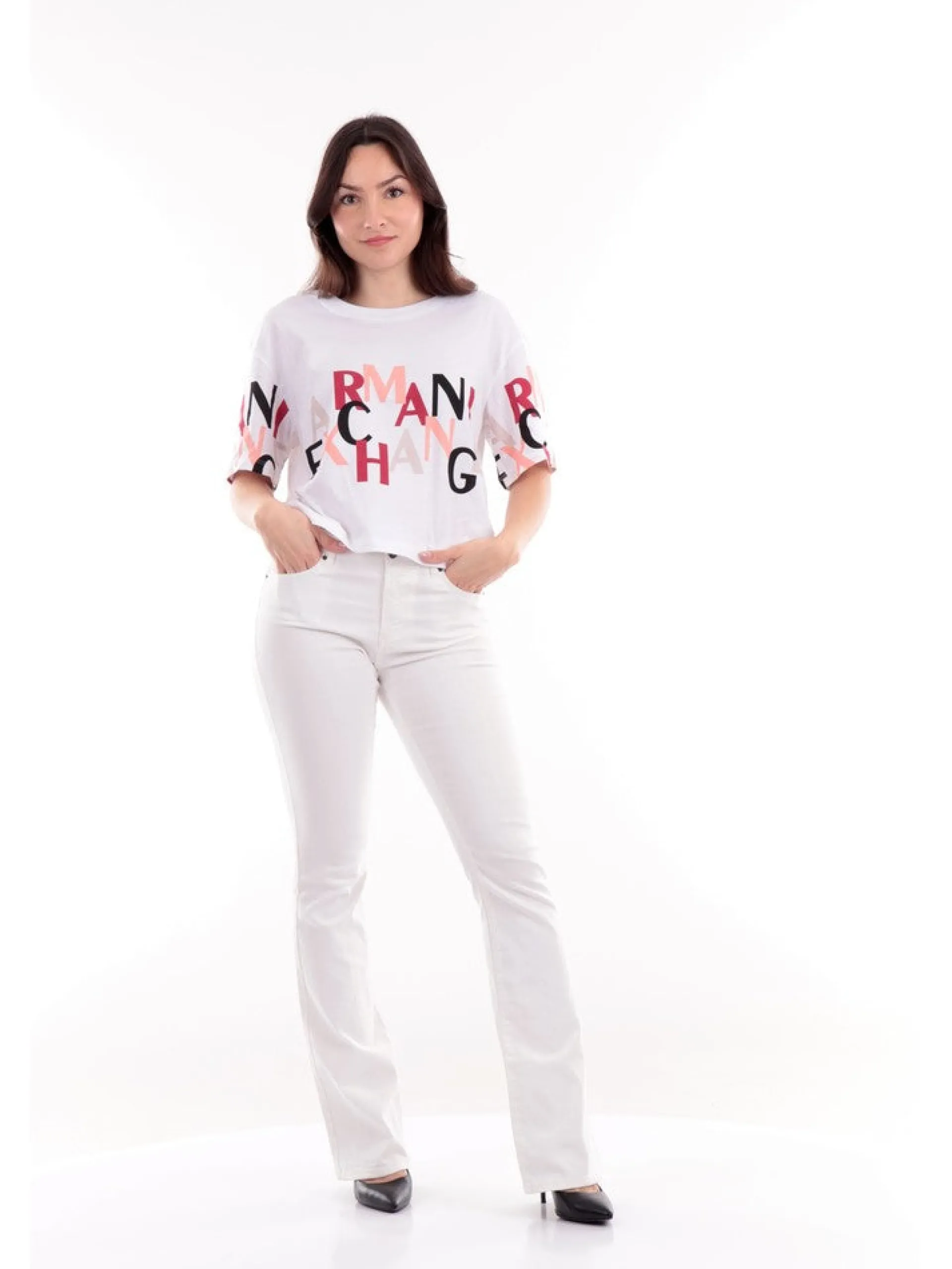 ARMANI EXCHANGE Pantaloni*Pantaloni bianchi da donna 5 Pockets Pant 3RYJ65Y2TAZ