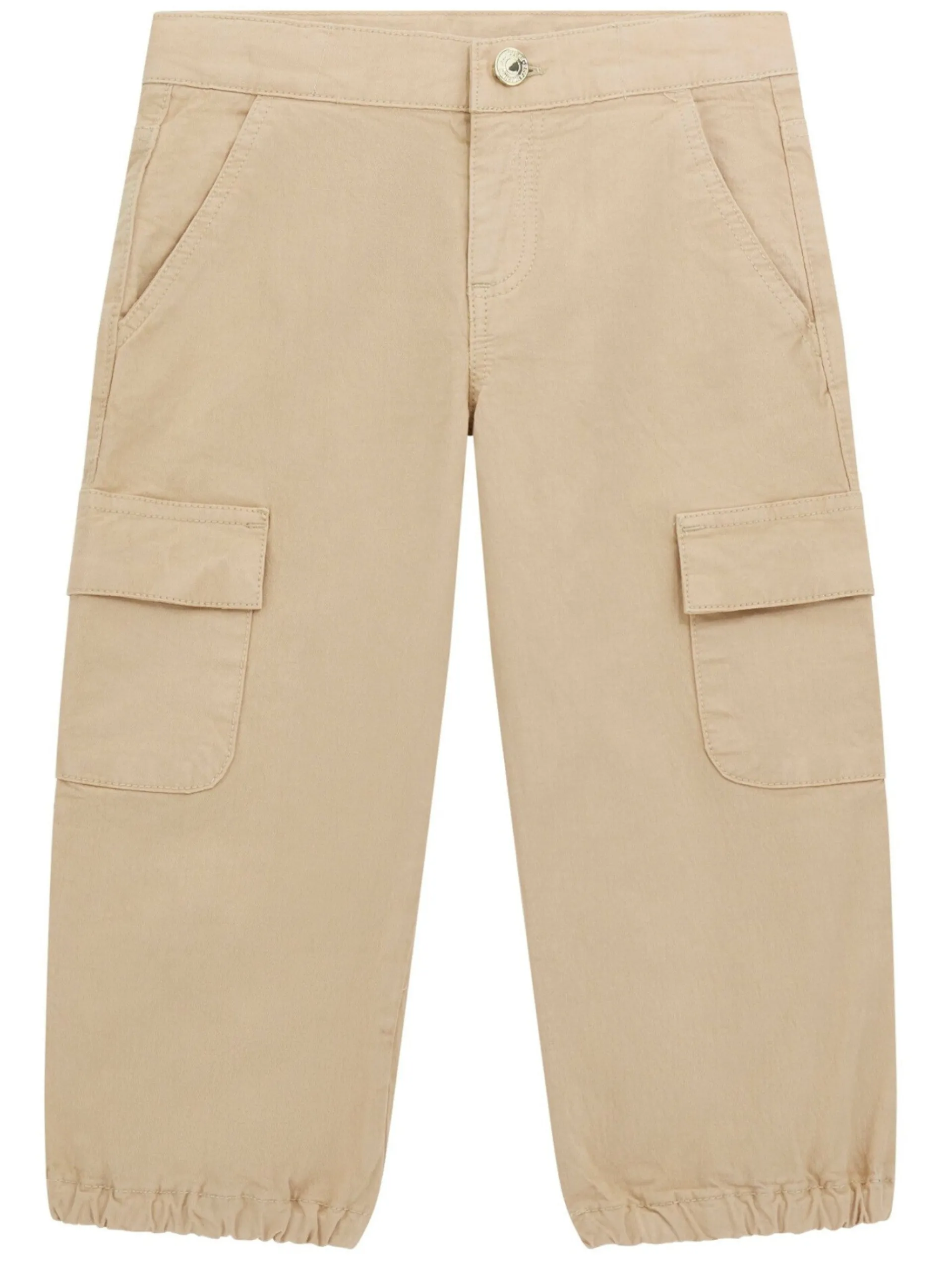 GUESS Pantaloni*Pantaloni cargo beige da bambina Gabardine K5RB03WFY91