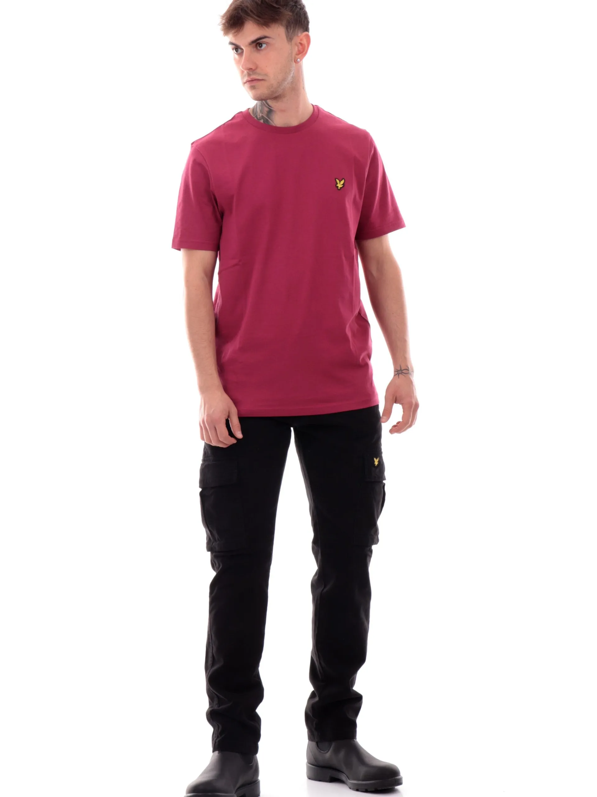 LYLE & SCOTT Pantaloni*Pantaloni cargo Lyle Scott neri da uomo tasconi TR2109ITA