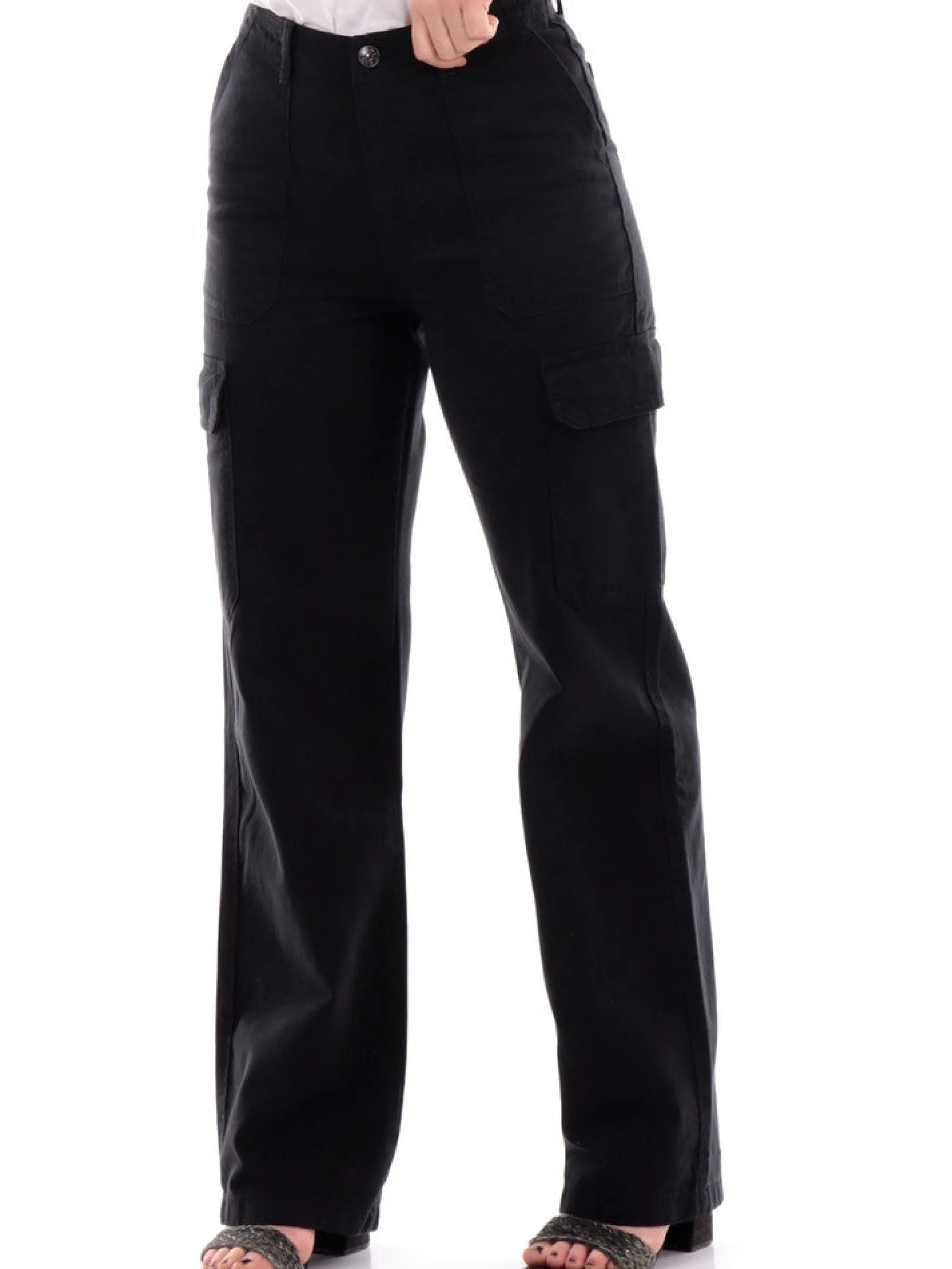 ONLY Pantaloni*Pantaloni cargo Neri da donna 15300976