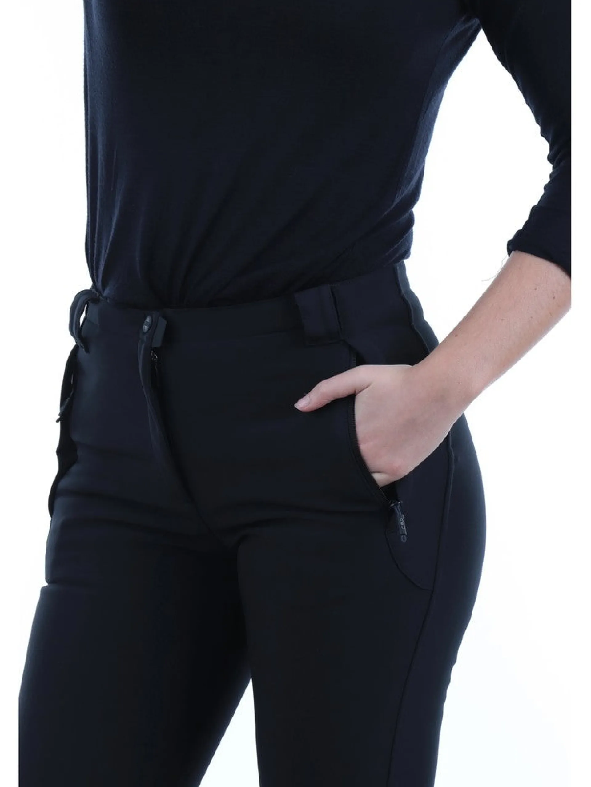 CMP Abbigliamento*Pantaloni da Sci Neri da Donna A14156
