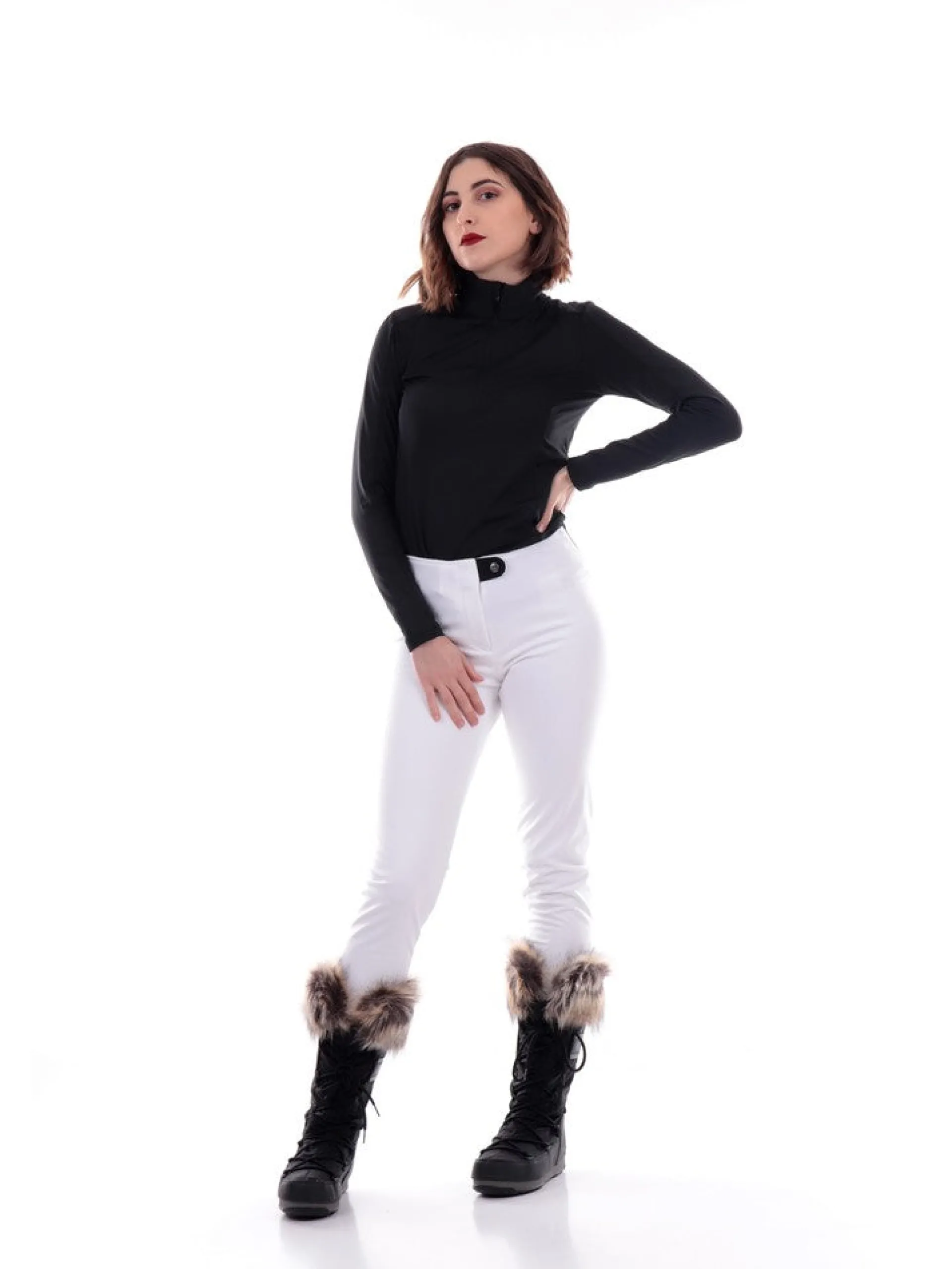 COLMAR NEVE E OUTDOOR Abbigliamento*Pantaloni Colmar Neve Bianchi da Donna 02677TZ01