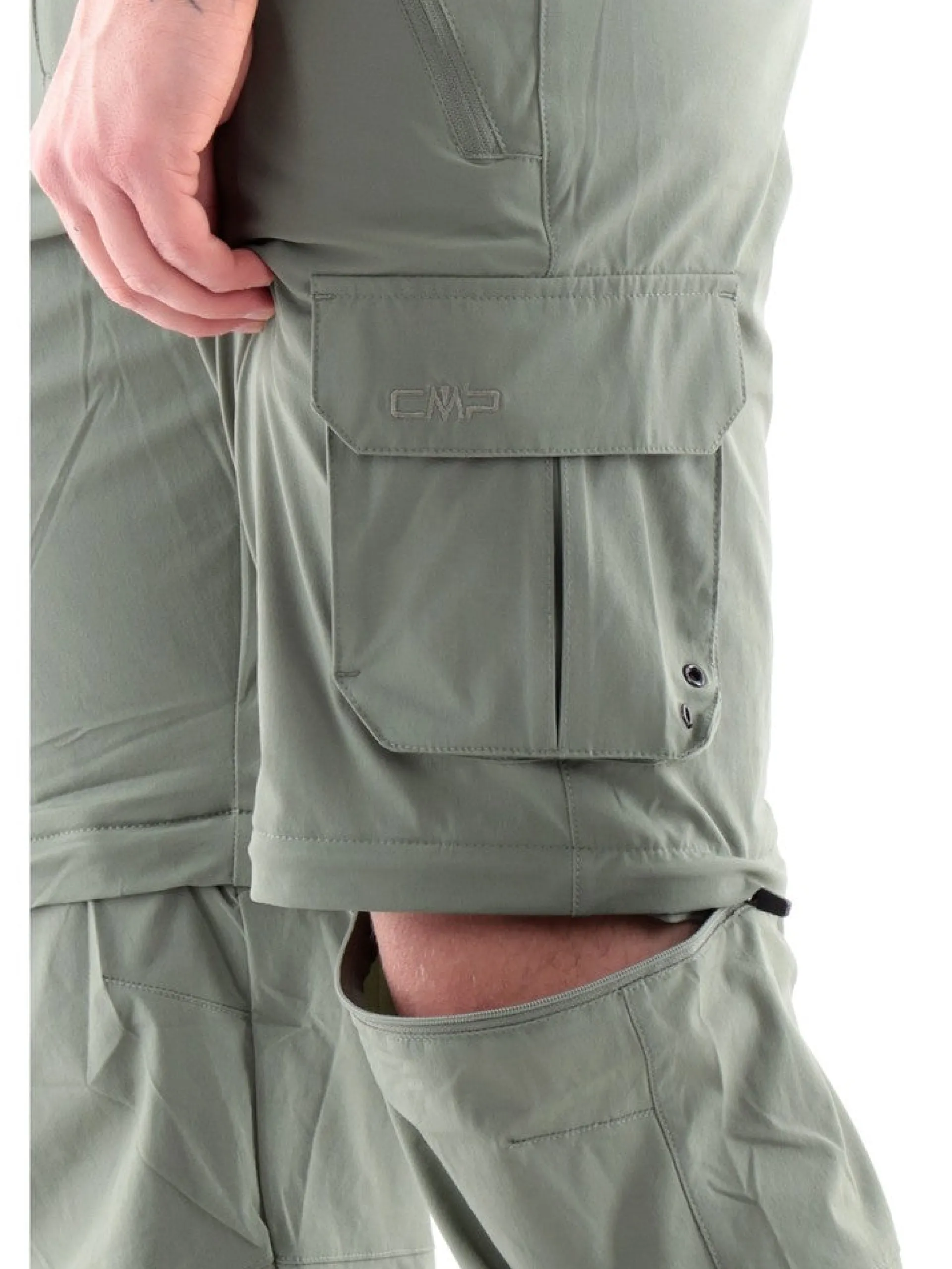 CMP Pantaloni*Pantaloni da trekking verdi da uomo 31T5627