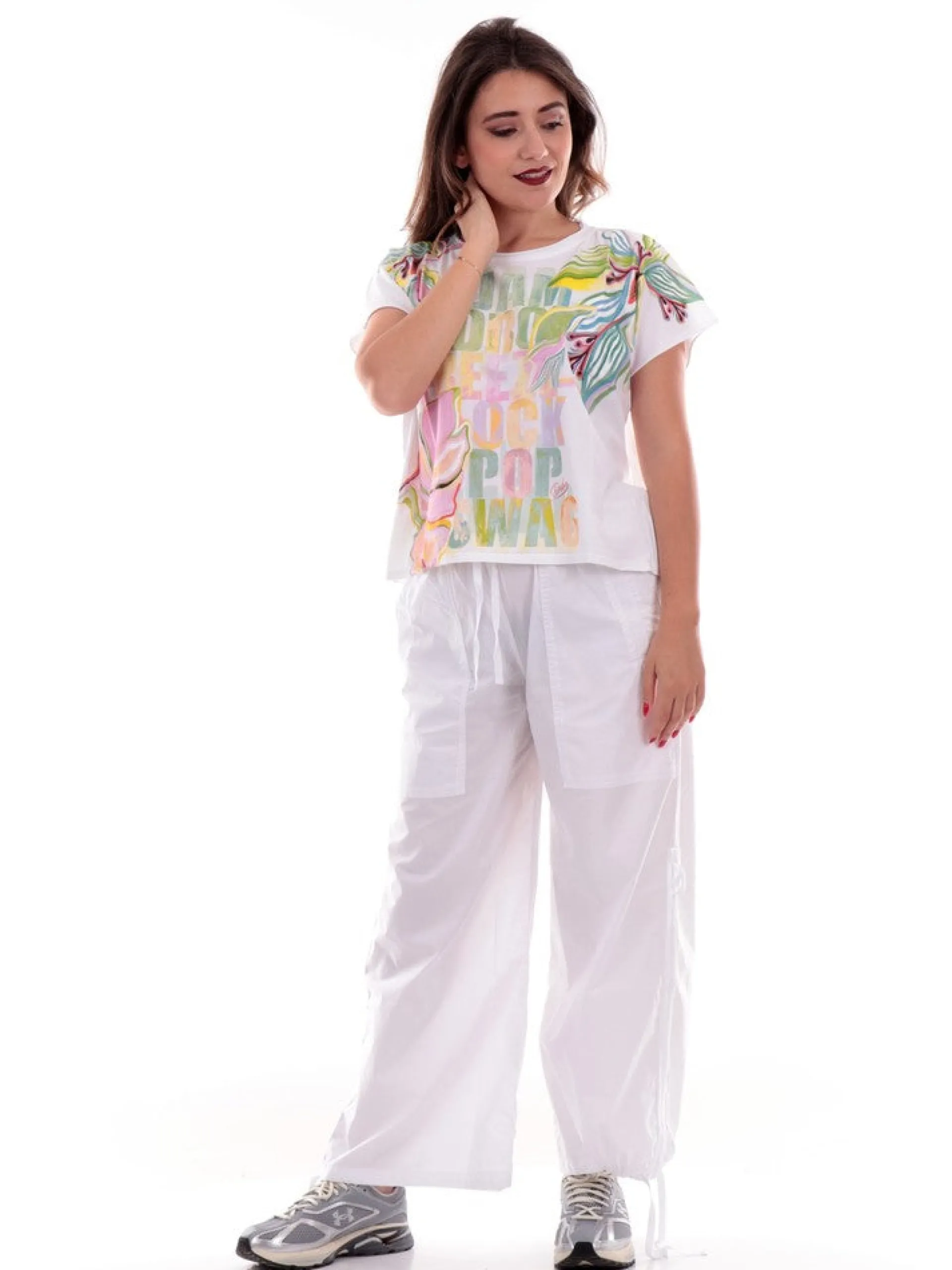 DEHA Pantaloni*Pantaloni bianchi da donna Magnum D02356