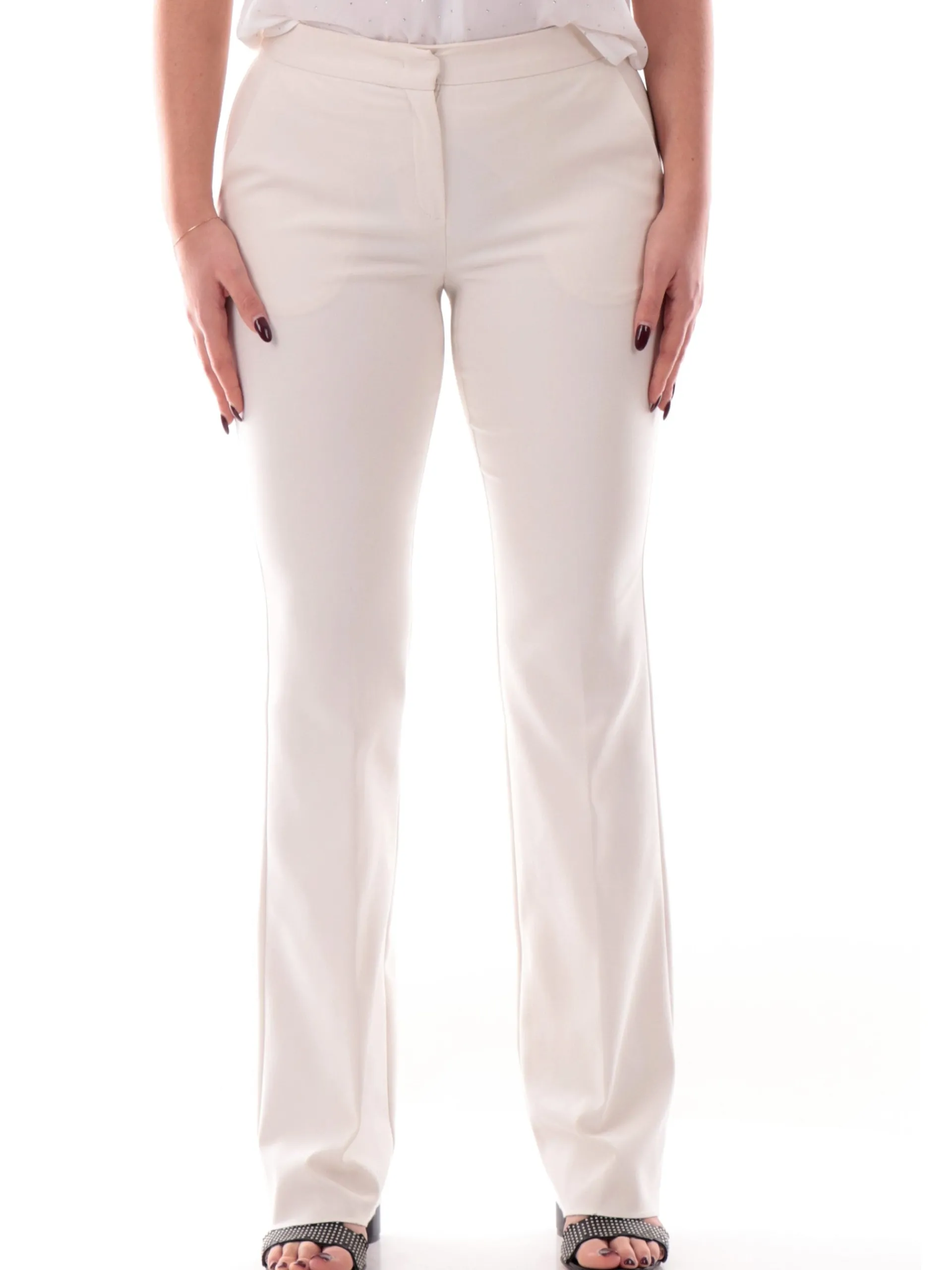 EMME MARELLA Pantaloni*Pantaloni bianchi Chino da donna lunghi HELIER2