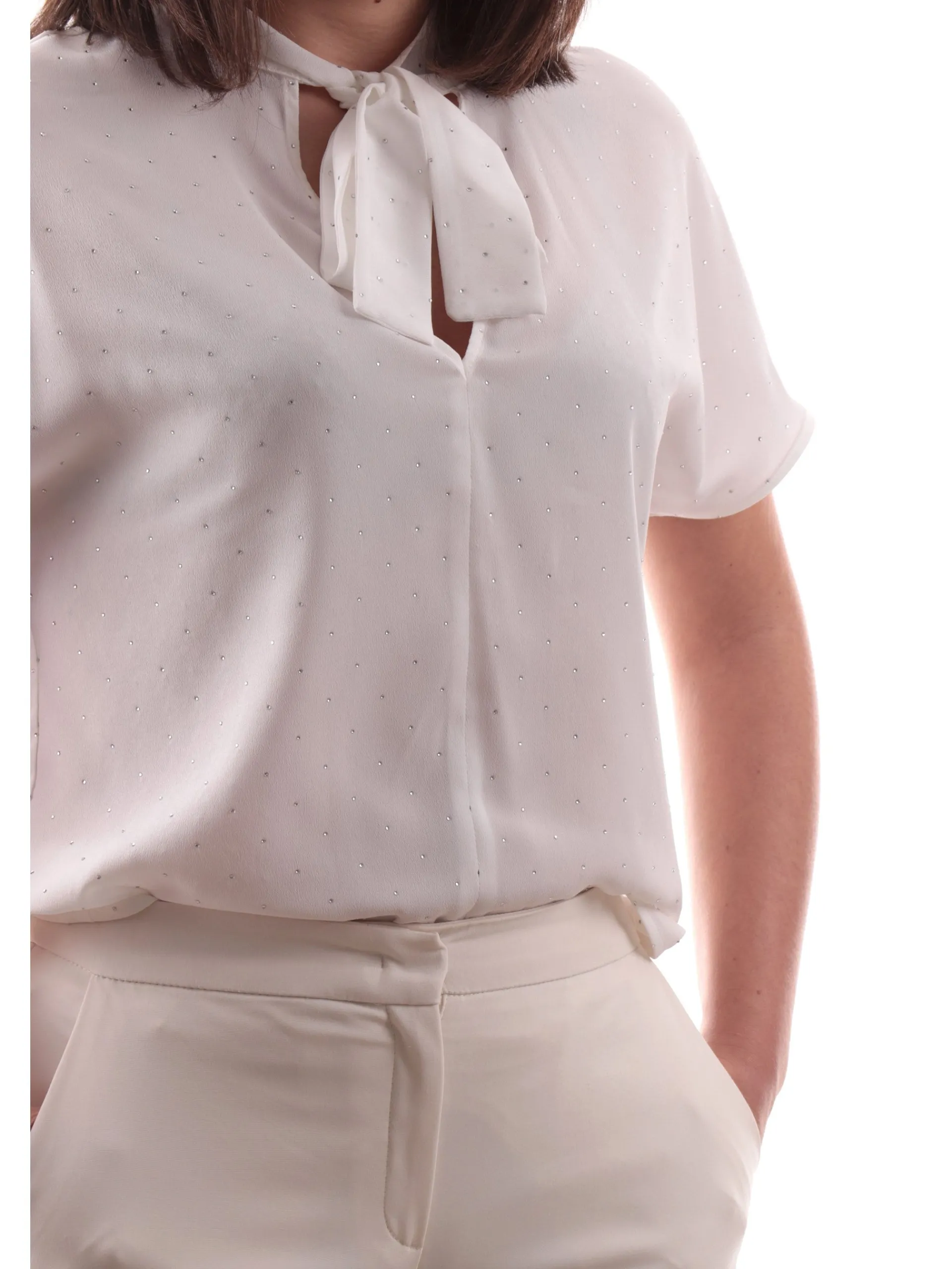 EMME MARELLA Pantaloni*Pantaloni bianchi Chino da donna lunghi HELIER2
