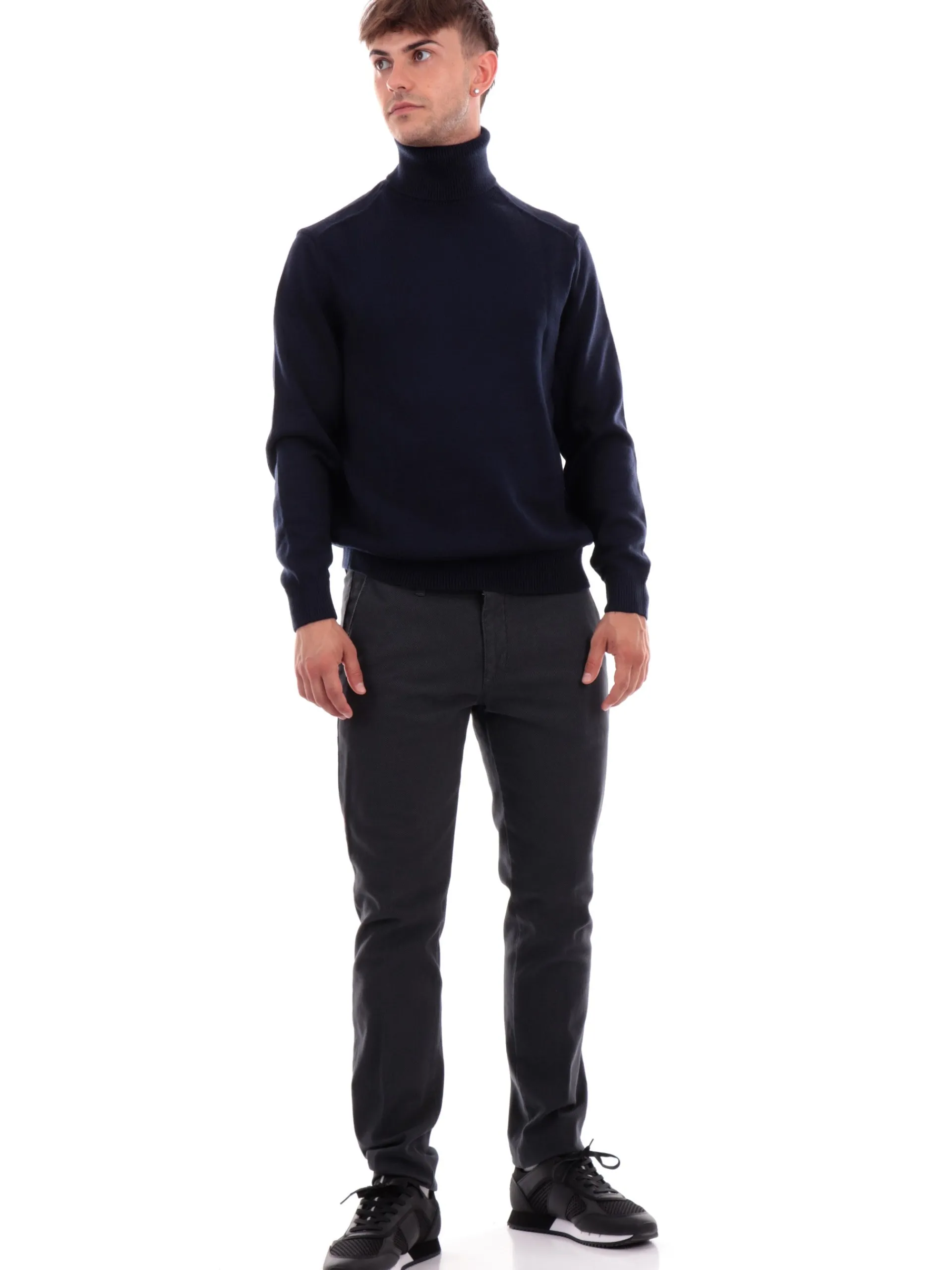 FOUR.TEN Pantaloni*Pantaloni Fourten blu chiaro da uomo Chinos melange 224080000