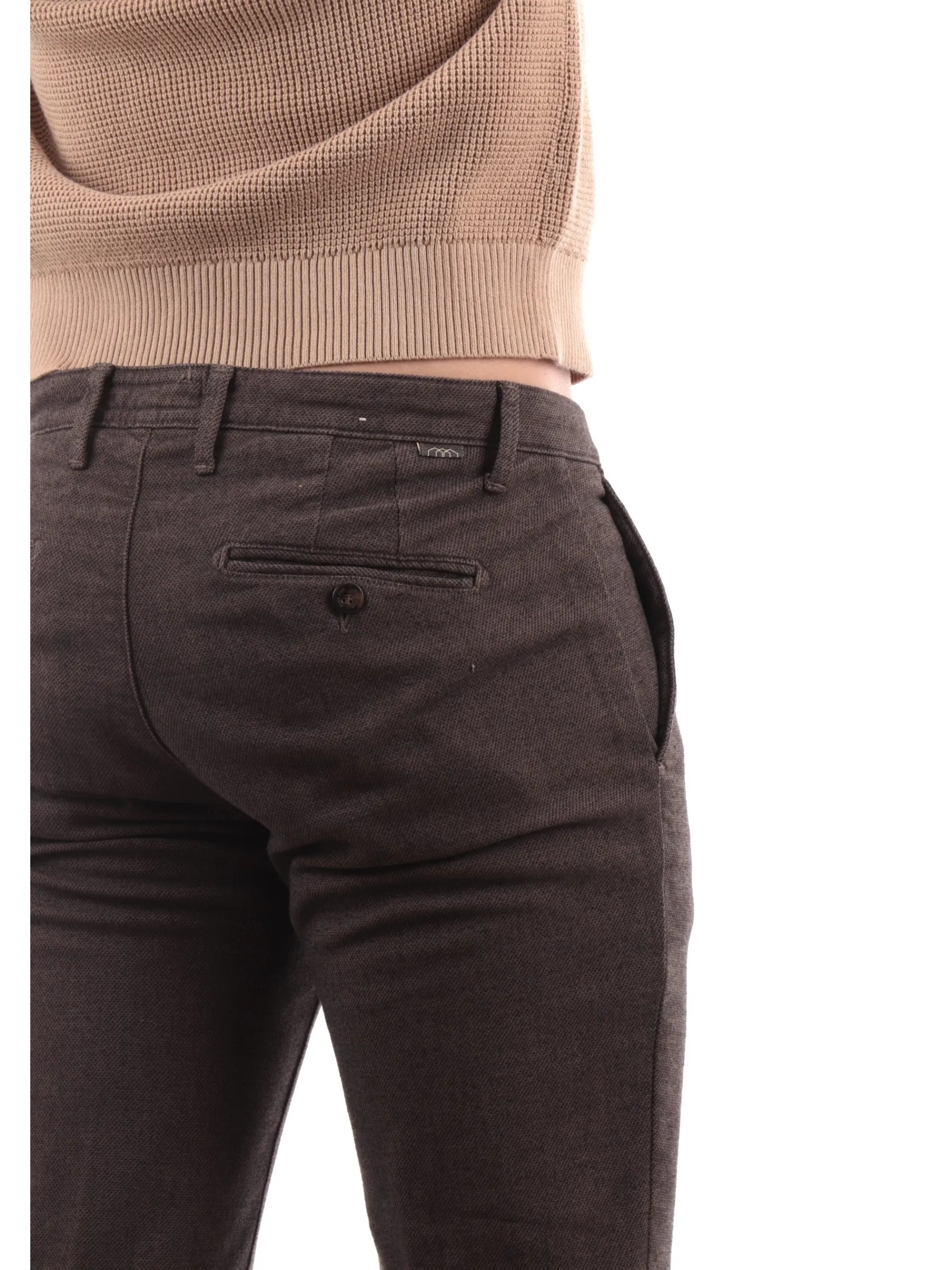 FOUR.TEN Pantaloni*Pantaloni Fourten grigi da uomo Chinos melange 224194000