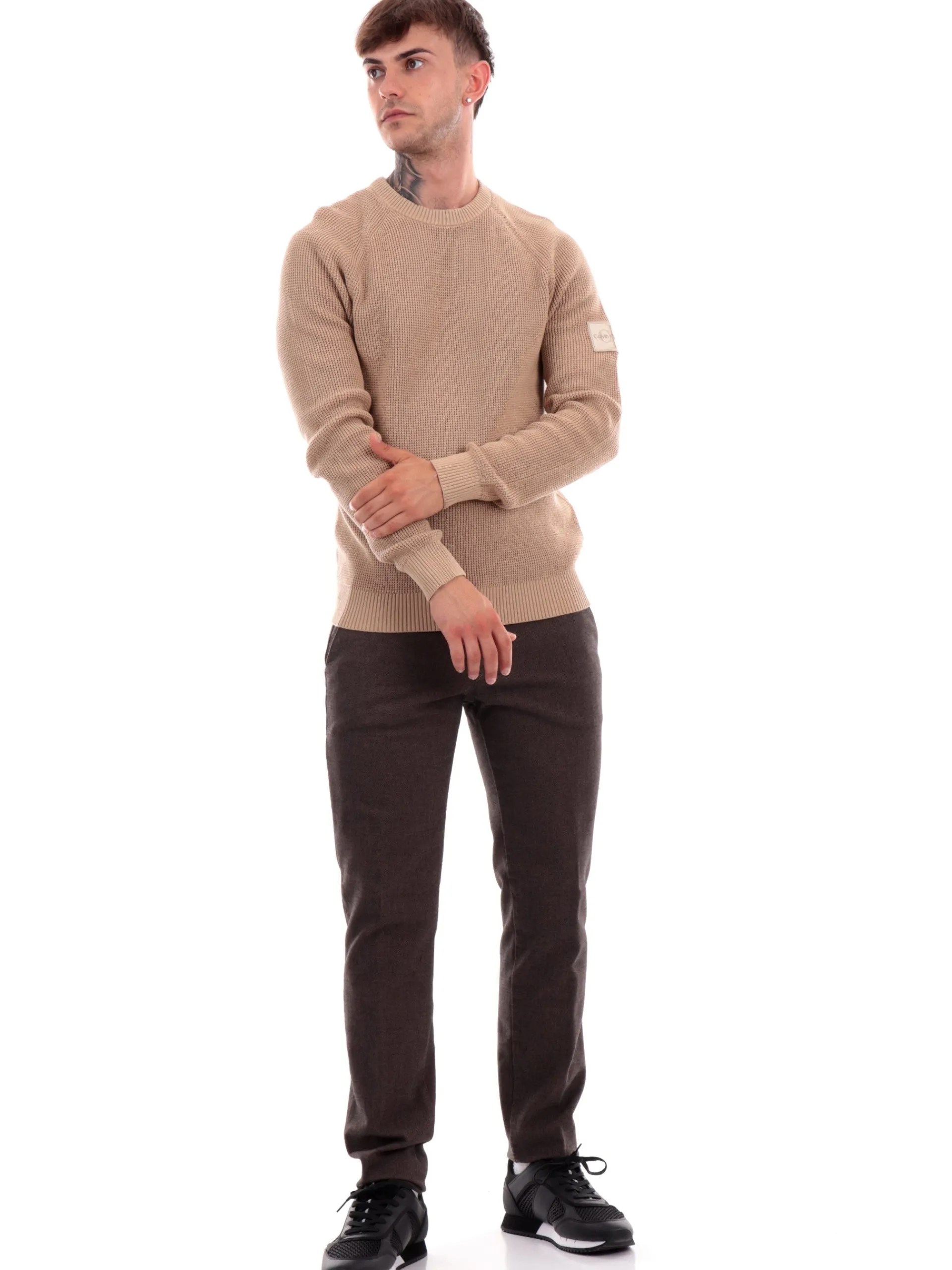 FOUR.TEN Pantaloni*Pantaloni Fourten grigi da uomo Chinos melange 224194000