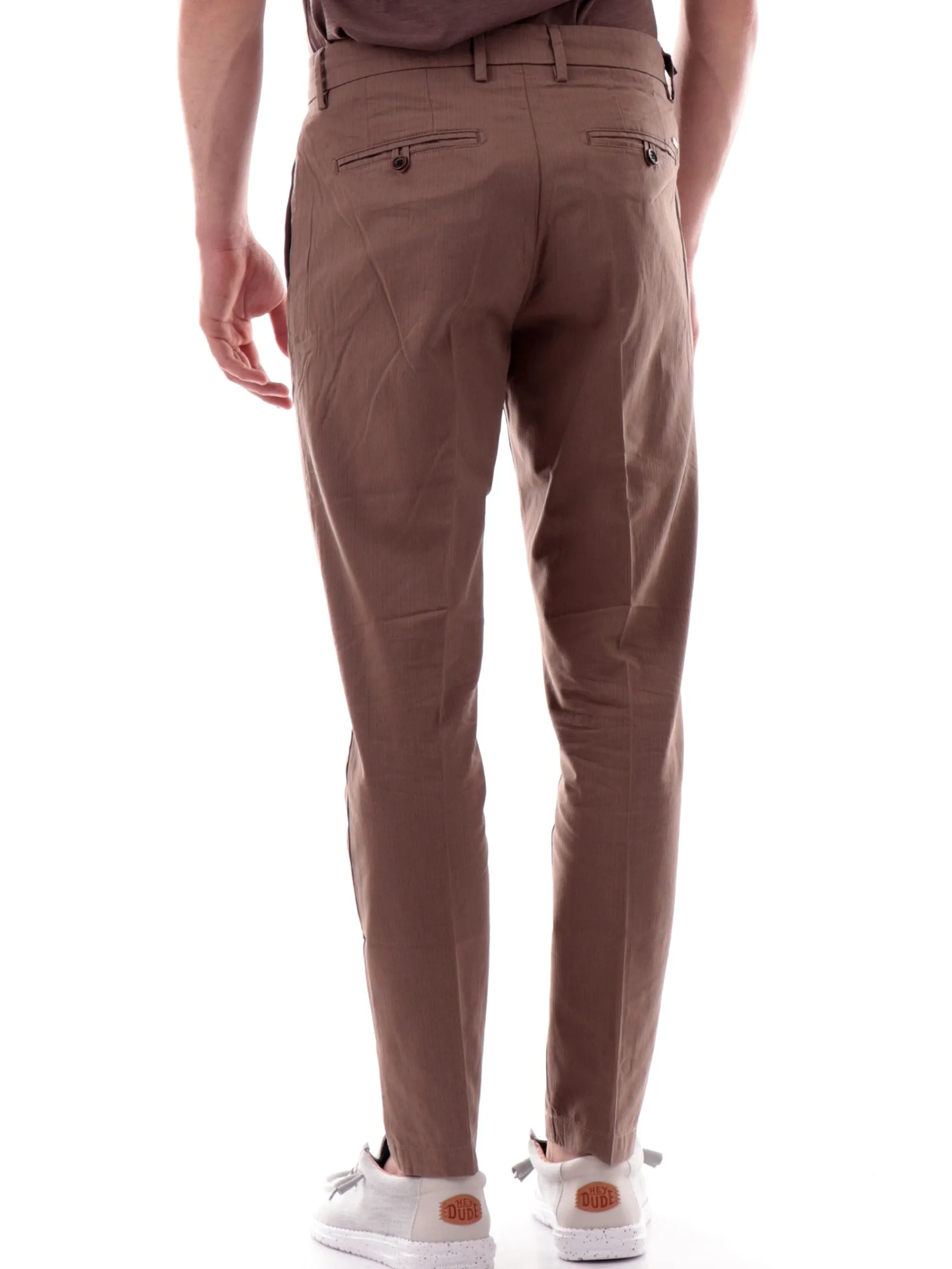 GIANNI LUPO Pantaloni*Pantaloni marroni Michigan da uomo Chino GL5171BD