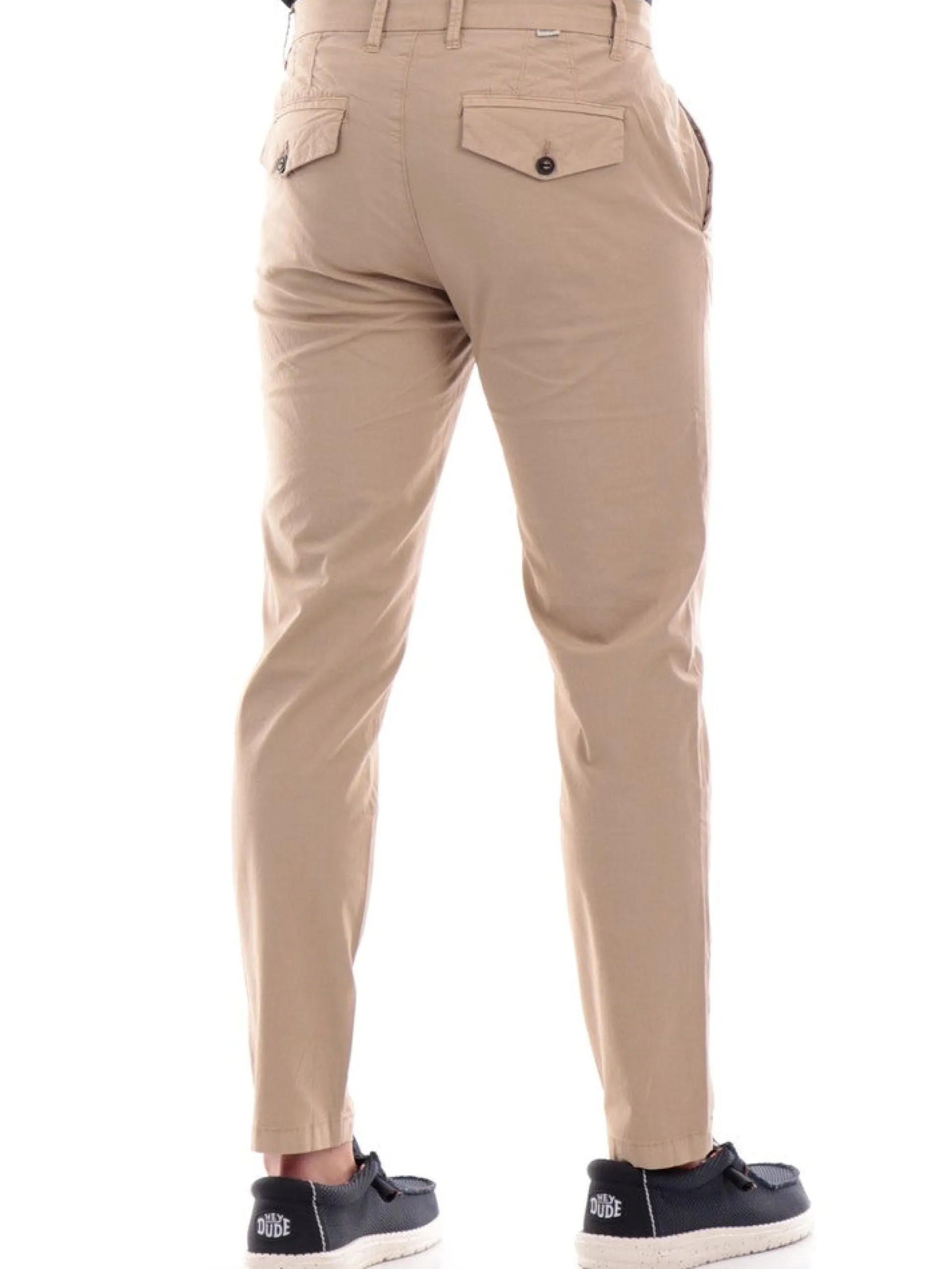 IMPURE Pantaloni*Pantaloni beige da uomo Chino popeline cotone slim fit CHL4298