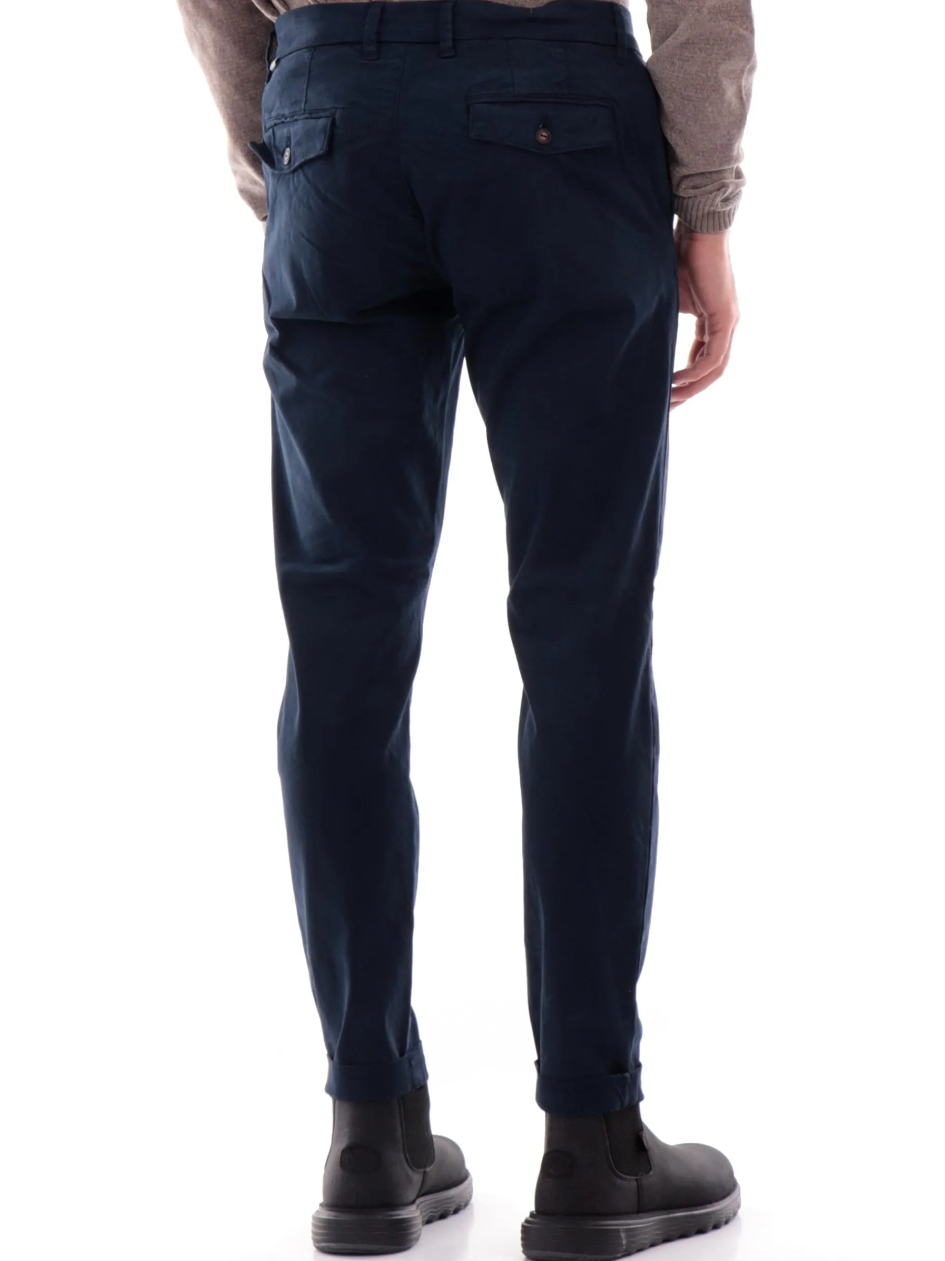 IMPURE Pantaloni*Pantaloni blu da uomo Slim Stretch HENRY