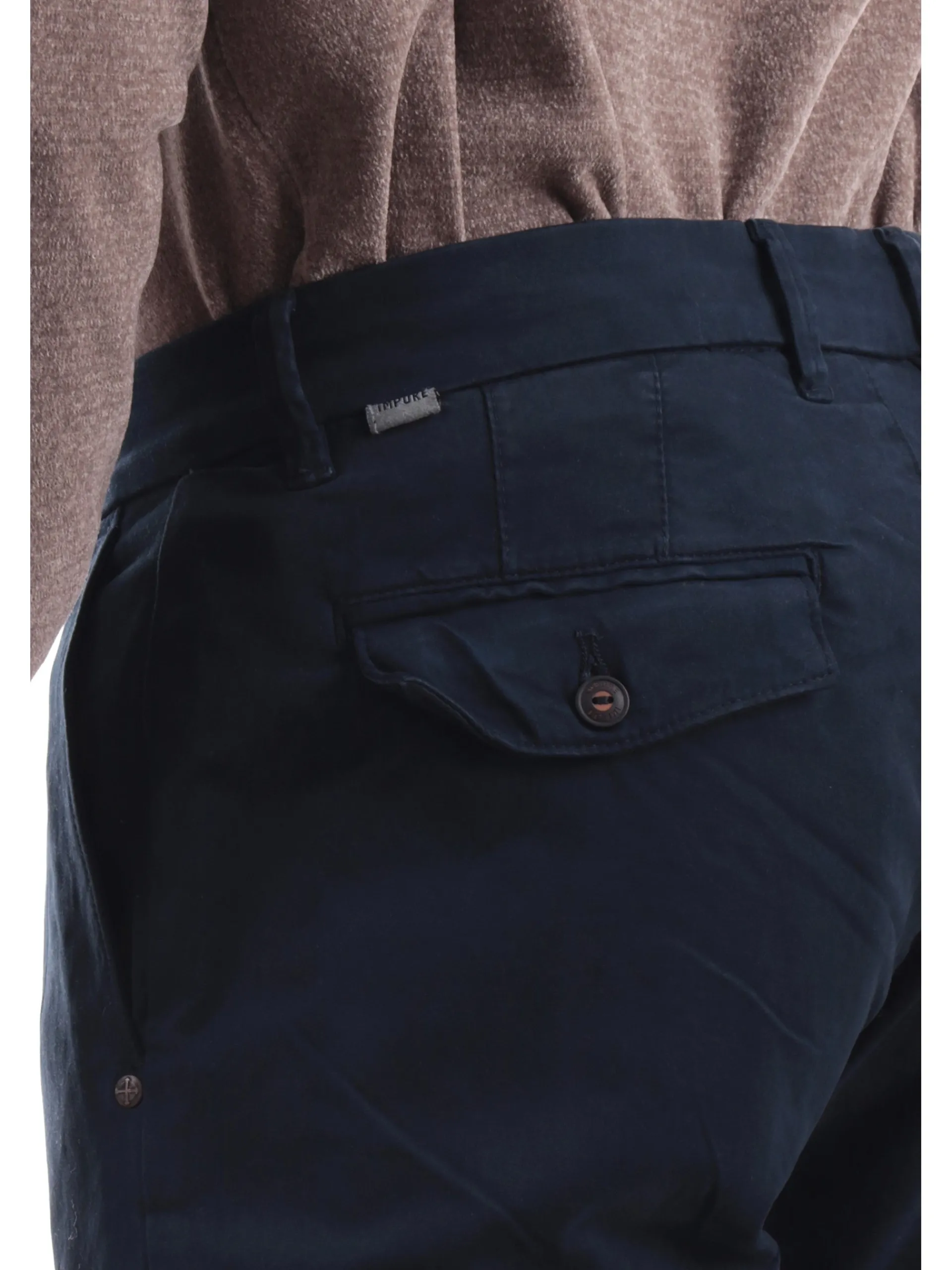 IMPURE Pantaloni*Pantaloni blu da uomo Slim Stretch HENRY