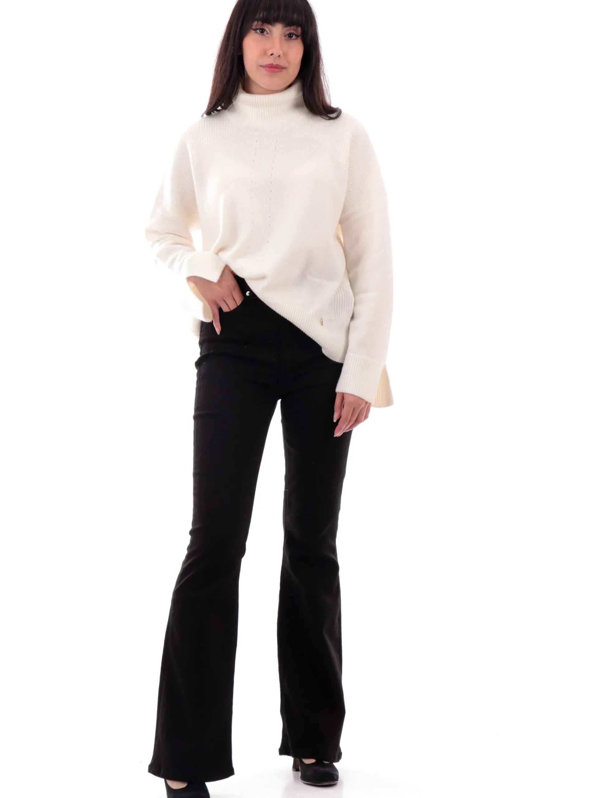 CALVIN KLEIN Jeans*Pantaloni jeans neri da donna Skinny Bootcut J20J224919