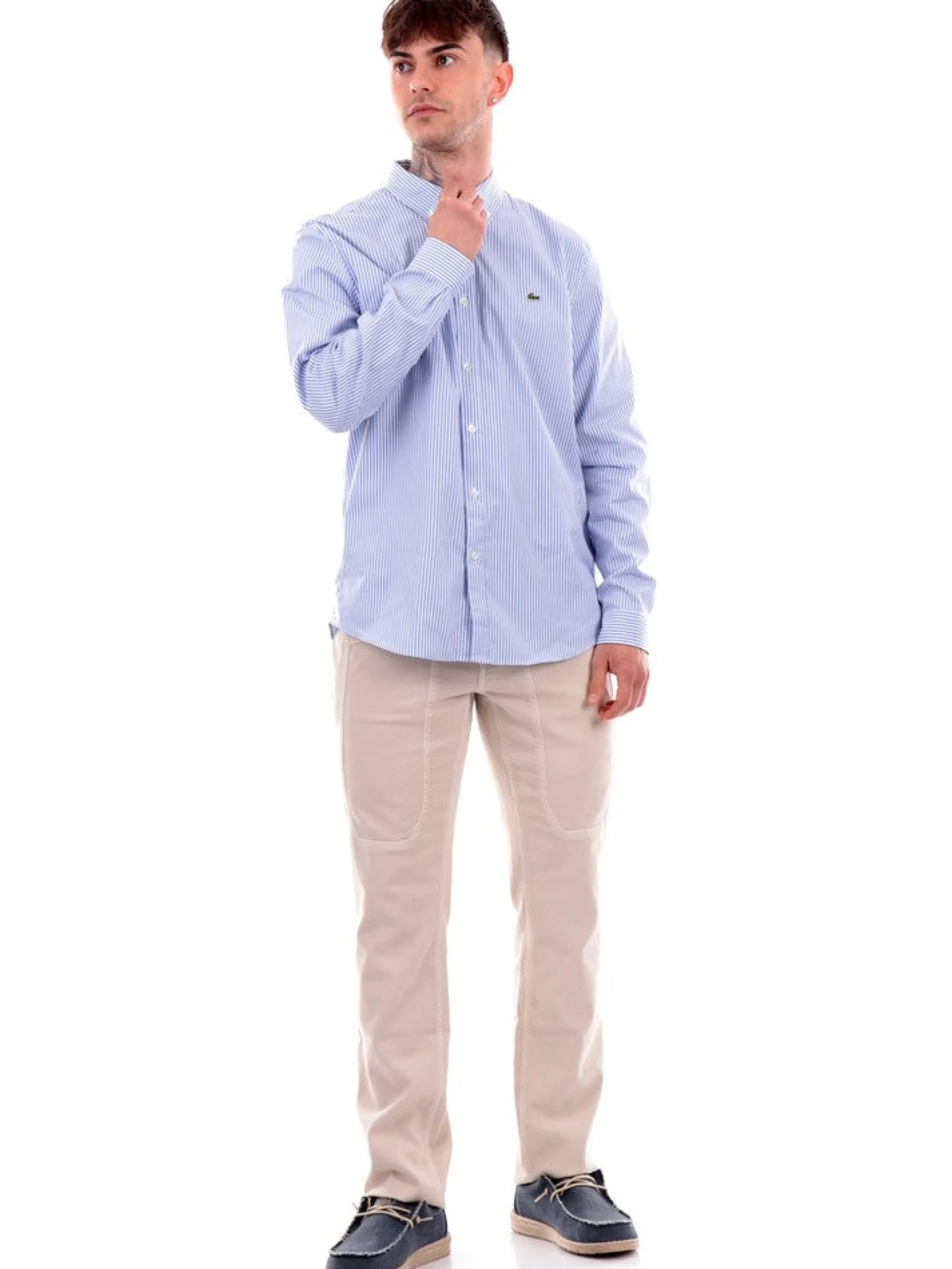 JECKERSON Pantaloni*Pantaloni jeans beige da uomo John UPPA077NIDO001