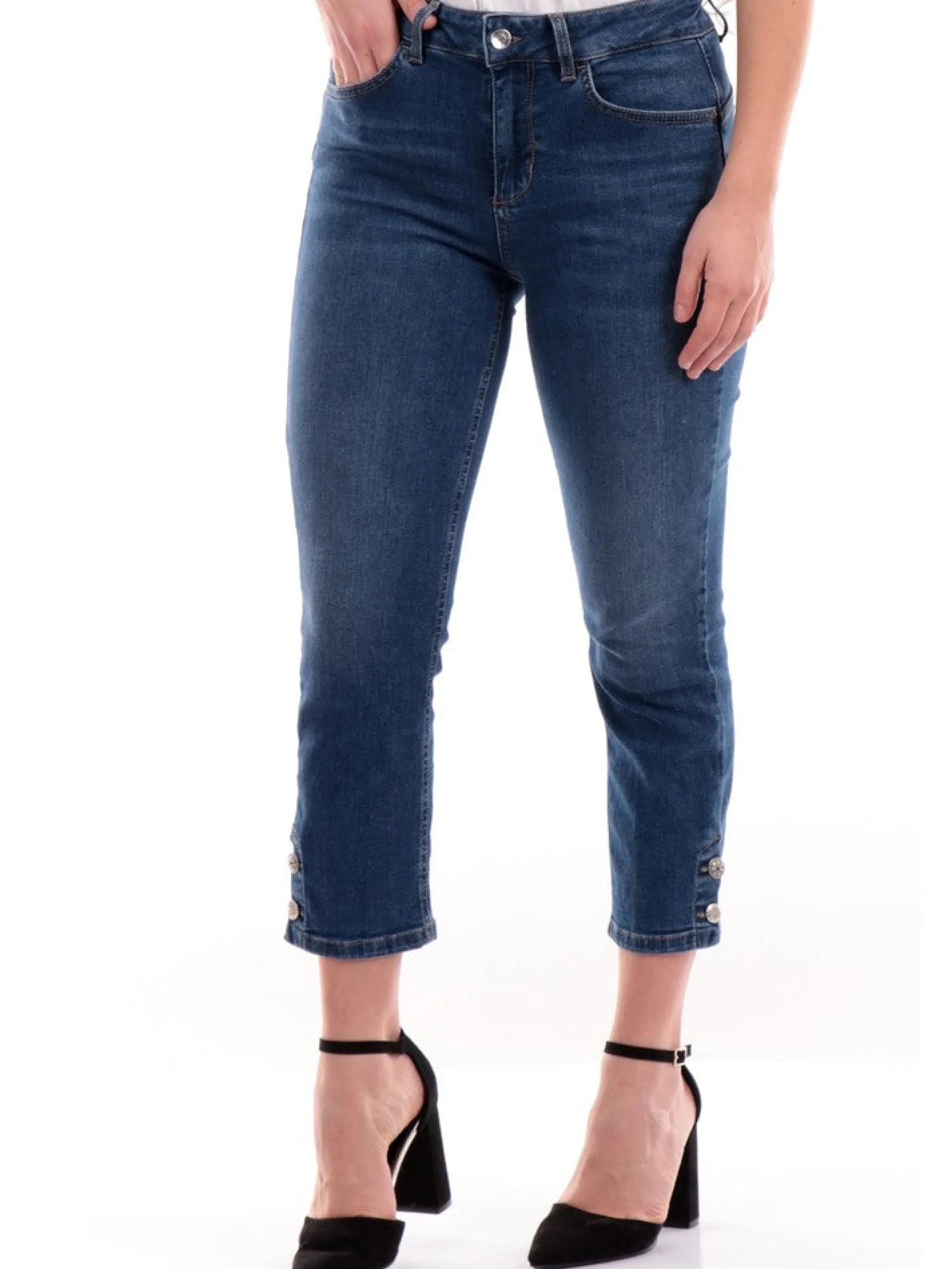 LIU JO MILANO Jeans*Pantaloni Jeans Liu Jo Skinny Bottom Up Classy UA4142D44487
