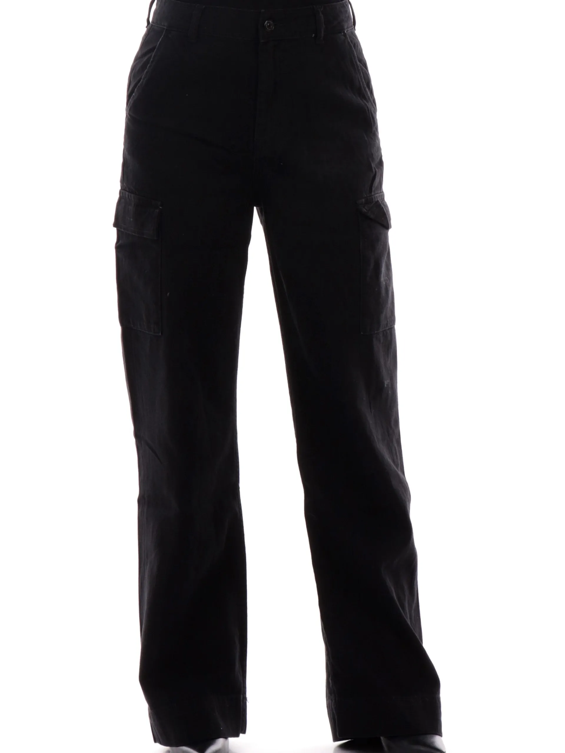 TIFFOSI Jeans*Pantaloni Jeans neri Cargo da donna con tasconi 10056593