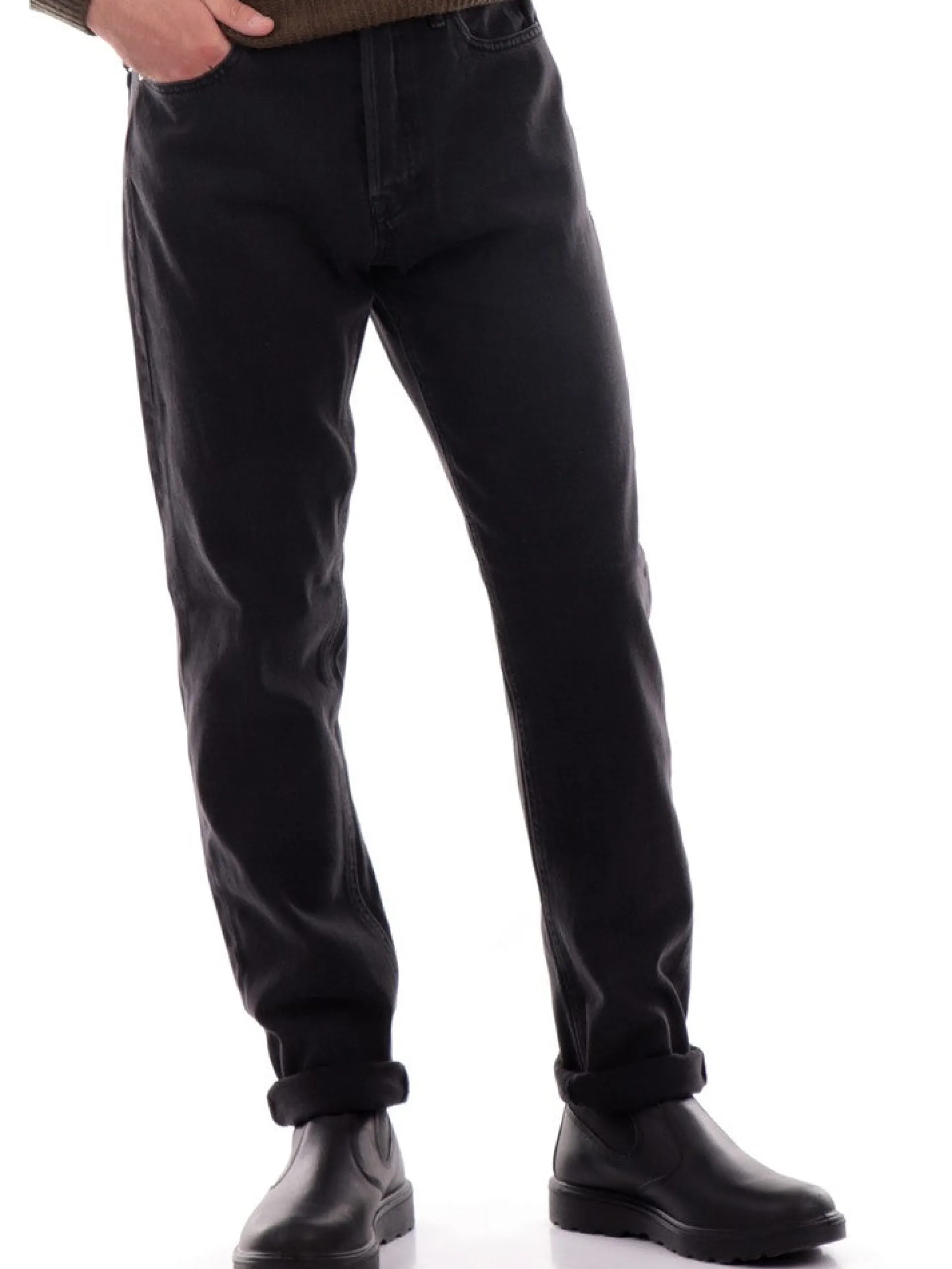 JACK&JONES Jeans*Pantaloni Jeans Uomo Neri Jack and Jones 12237392