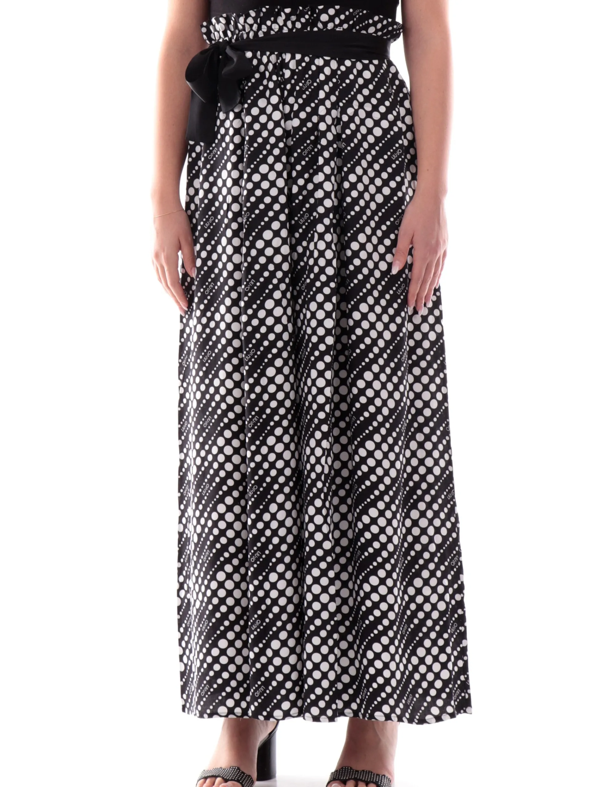 LIU JO MILANO Pantaloni*Pantaloni Liu Jo a palazzo realizzati in morbida viscosa con fondo ampio VA5107TS963