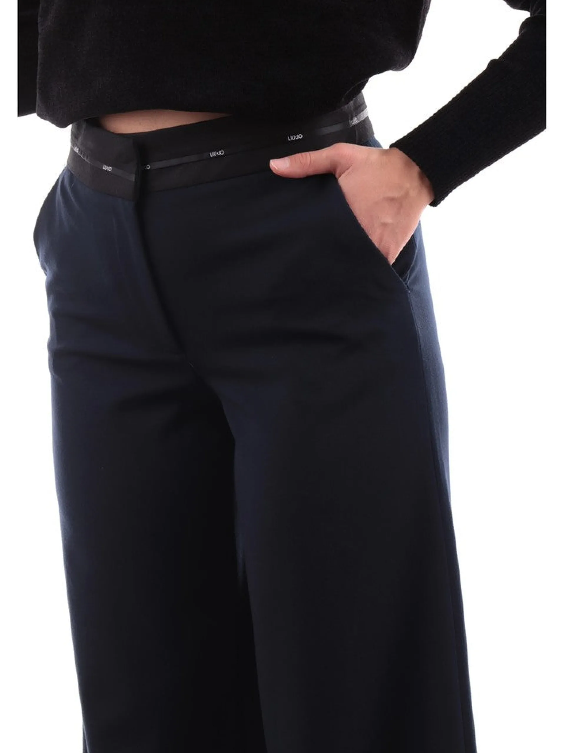 LIU JO MILANO Pantaloni*Pantaloni Liu Jo blu da donna Moda Twill MF3288T42249