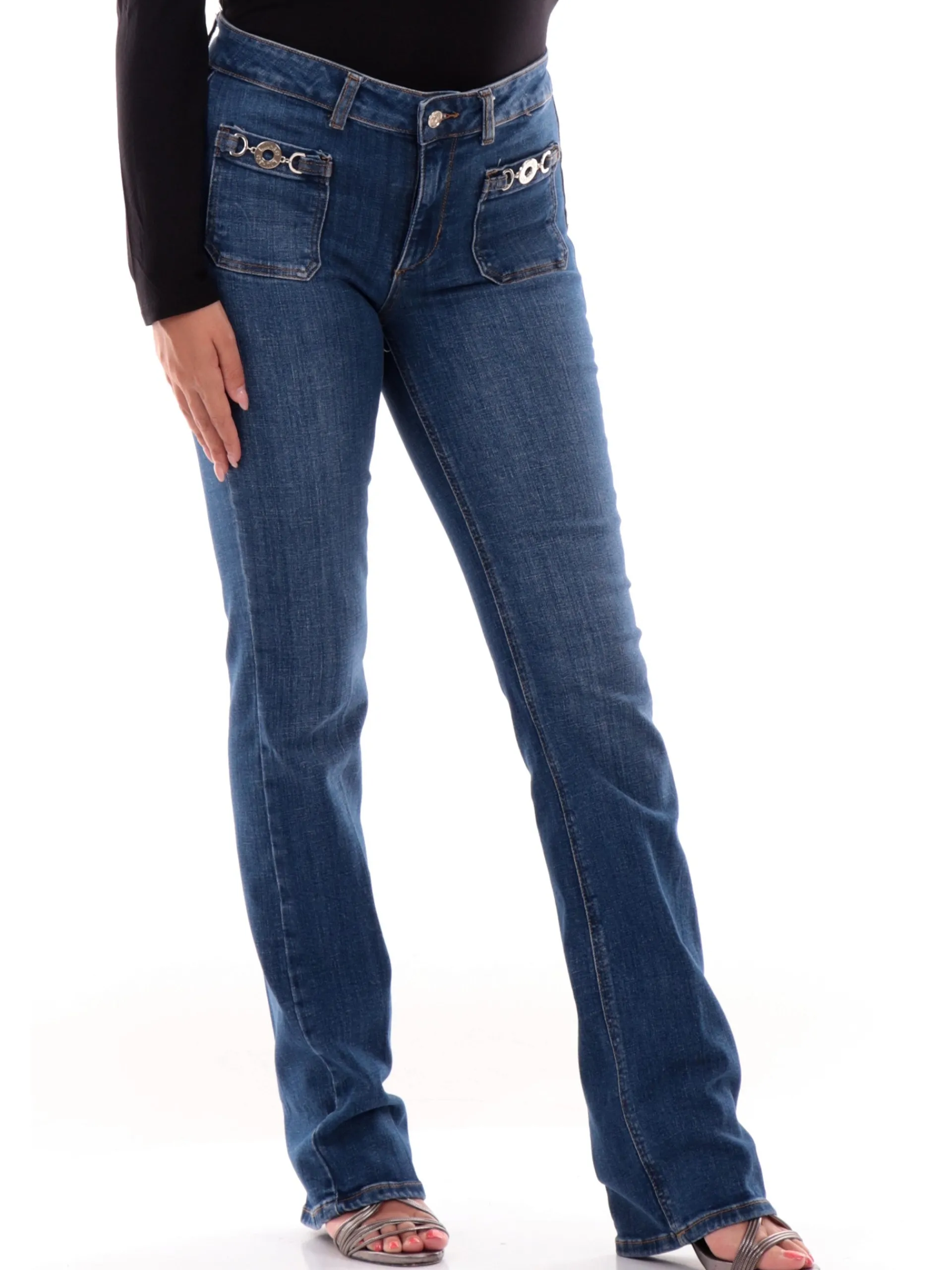 LIU JO MILANO Jeans*Pantaloni Liu Jo Donna Bottom Up palazzo UF4025DS829