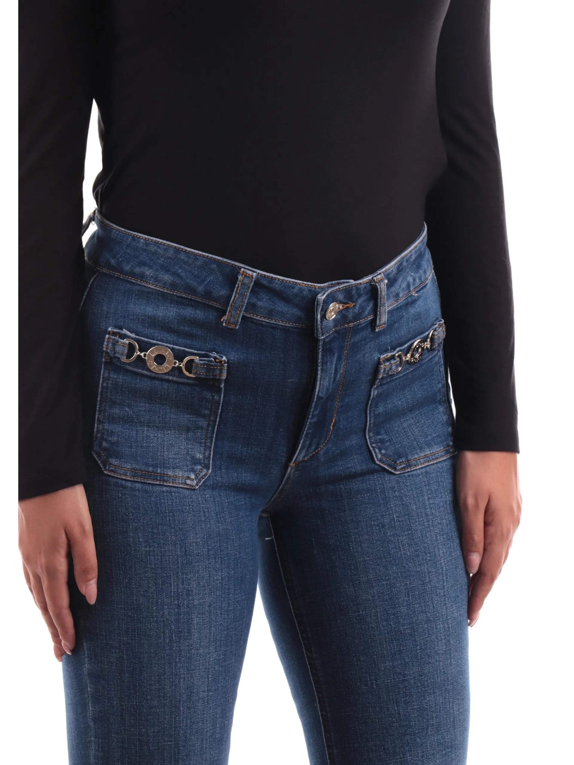 LIU JO MILANO Jeans*Pantaloni Liu Jo Donna Bottom Up palazzo UF4025DS829