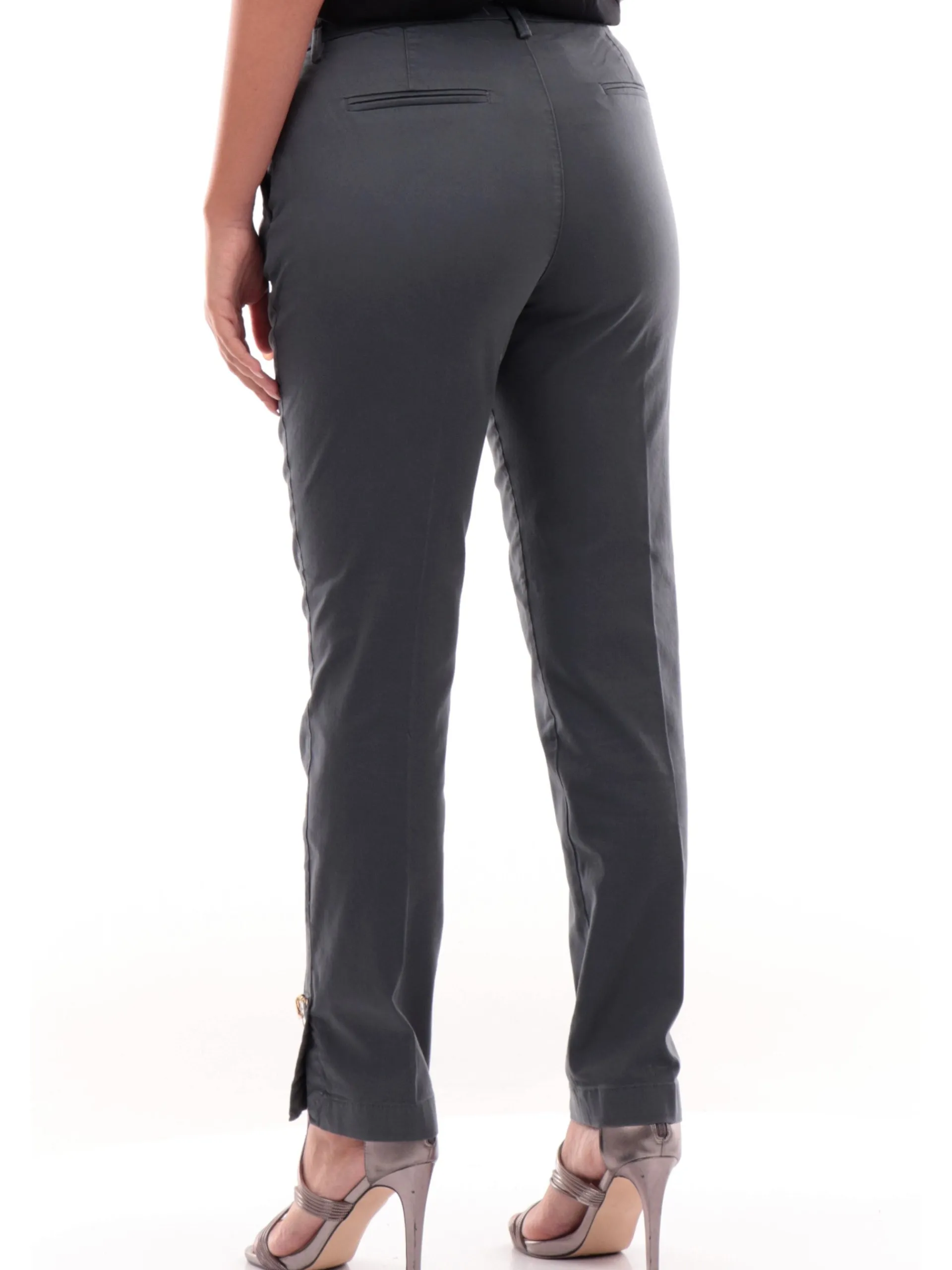 LIU JO MILANO Pantaloni*Pantaloni Liu Jo Grigi da donna chino di cotone WF4560T8191